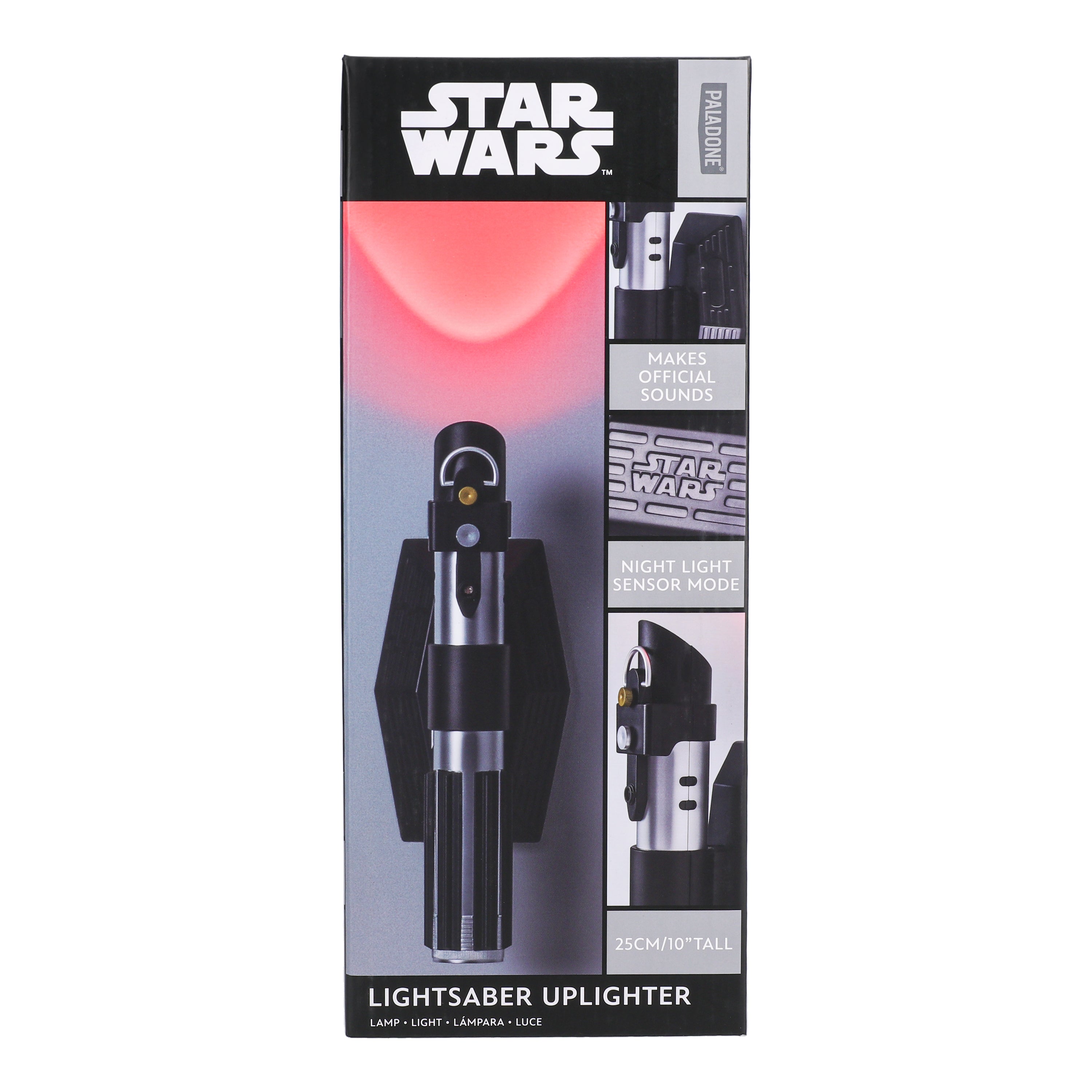 Lámpara Uplighter Sable de Luz Star Wars con Sonidos Oficial - Fan Army