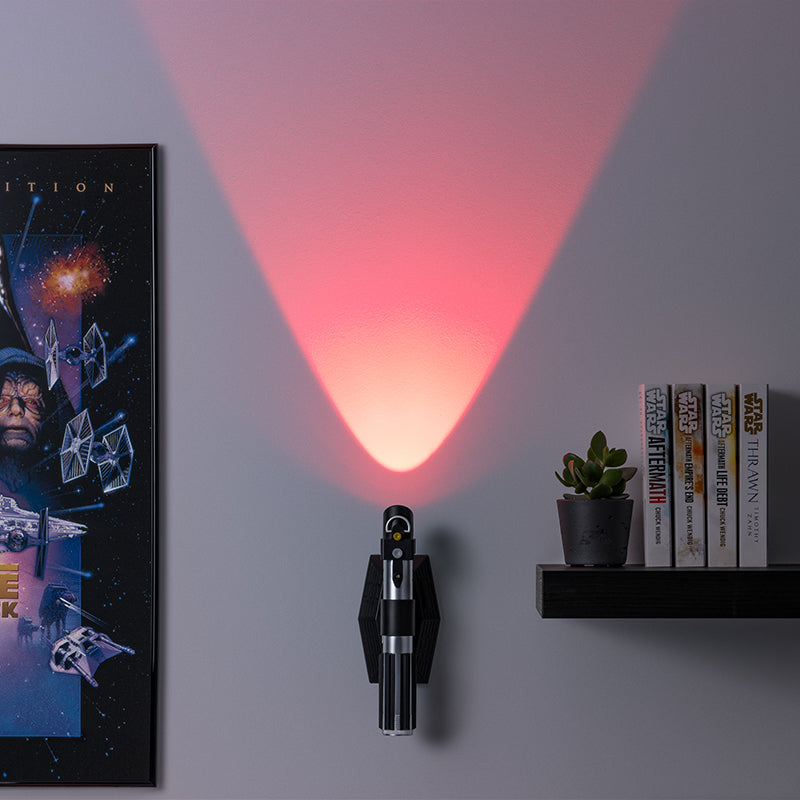 Lámpara Uplighter Sable de Luz Star Wars con Sonidos Oficial - Fan Army