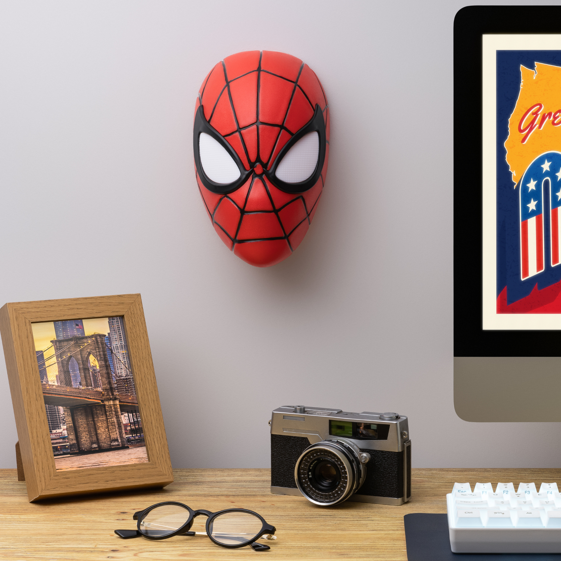 Lámpara Spider-Man Mask Oficial Marvel - Fan Army