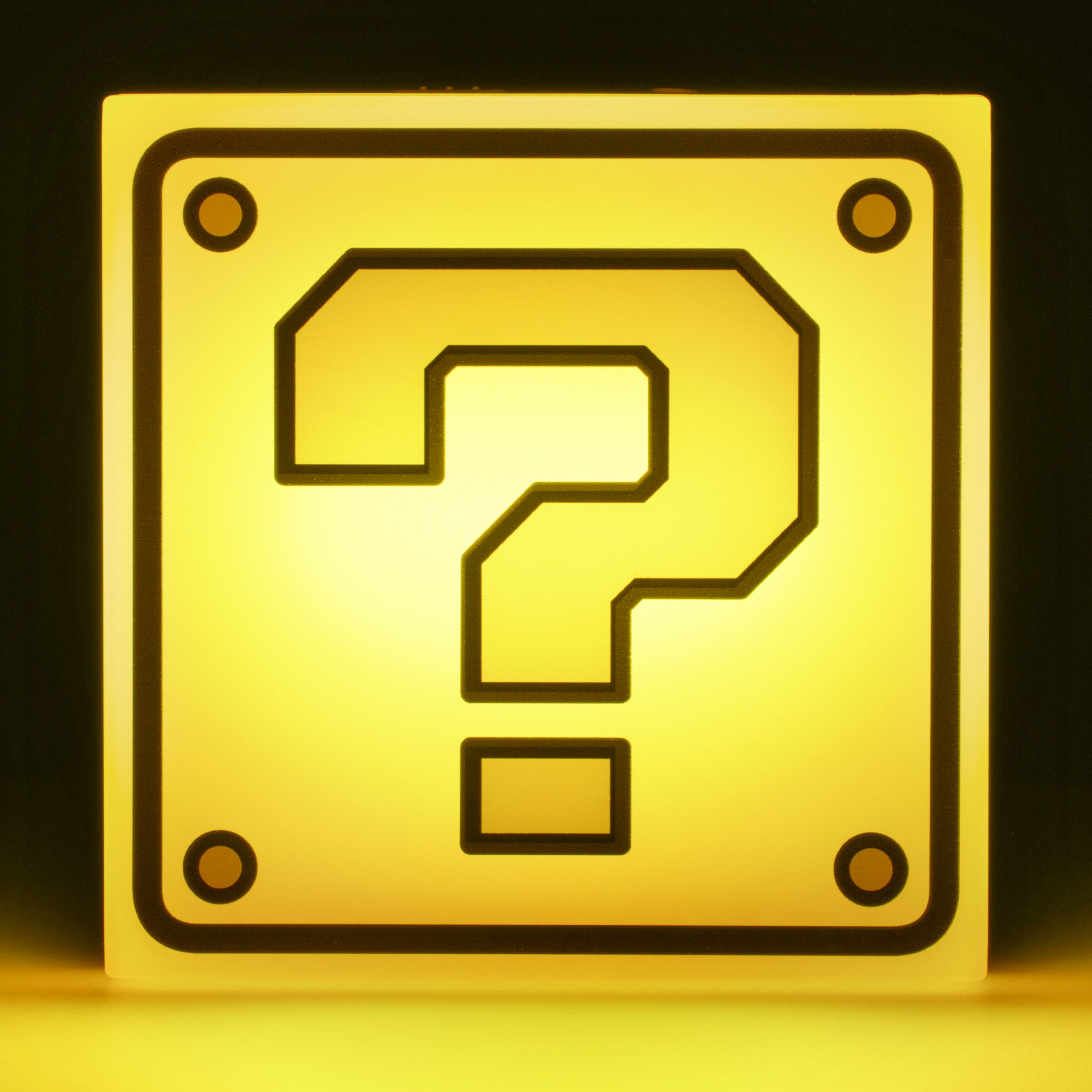 Lampara Super Mario Bloque de Preguntan Luz de Noche Original - Fan Army