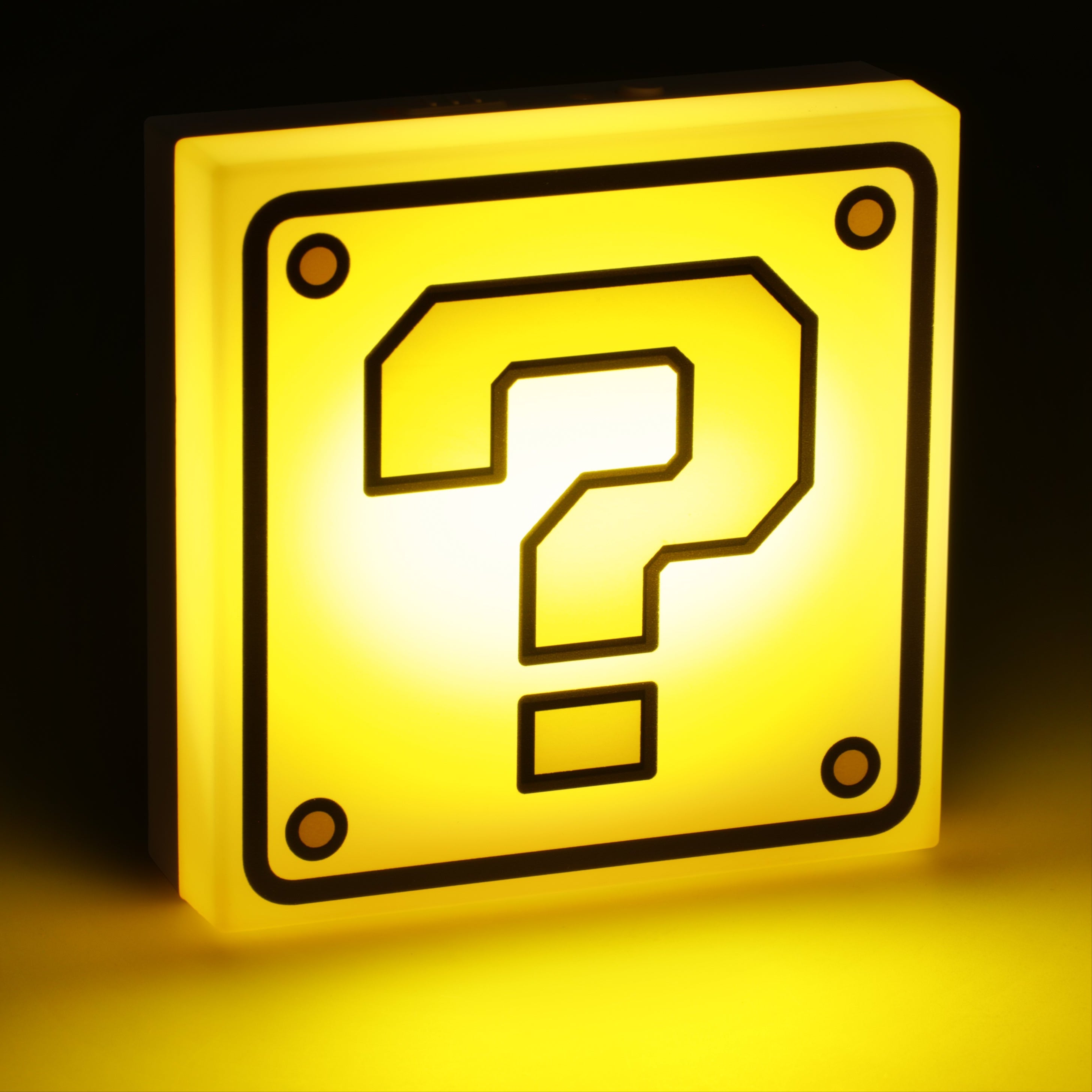 Lampara Super Mario Bloque de Preguntan Luz de Noche Original - Fan Army