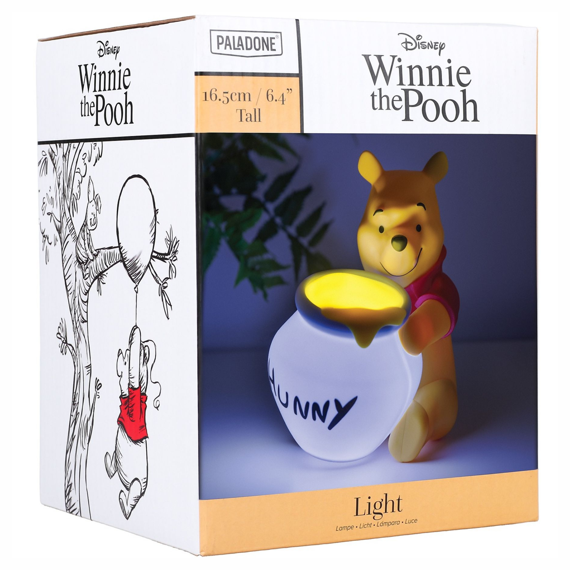Lámpara Disney Winnie the Pooh Luz Nocturna Infantil Decorativa