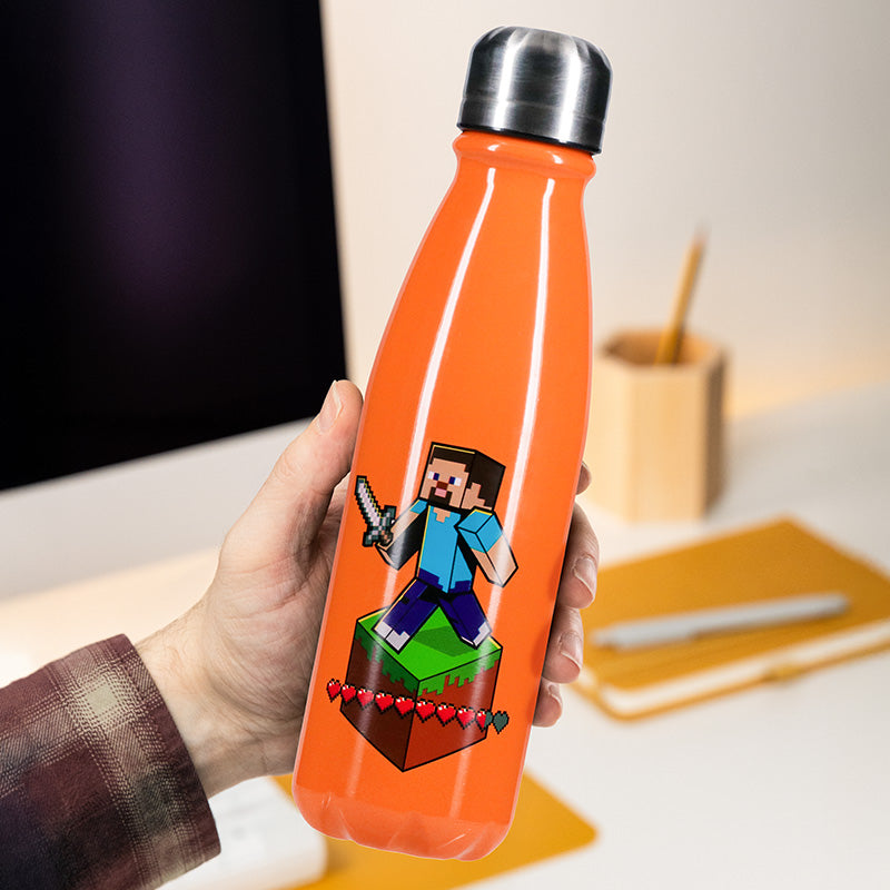 Botella de Acero Inoxidable de Minecraft Termo Original - Fan Army