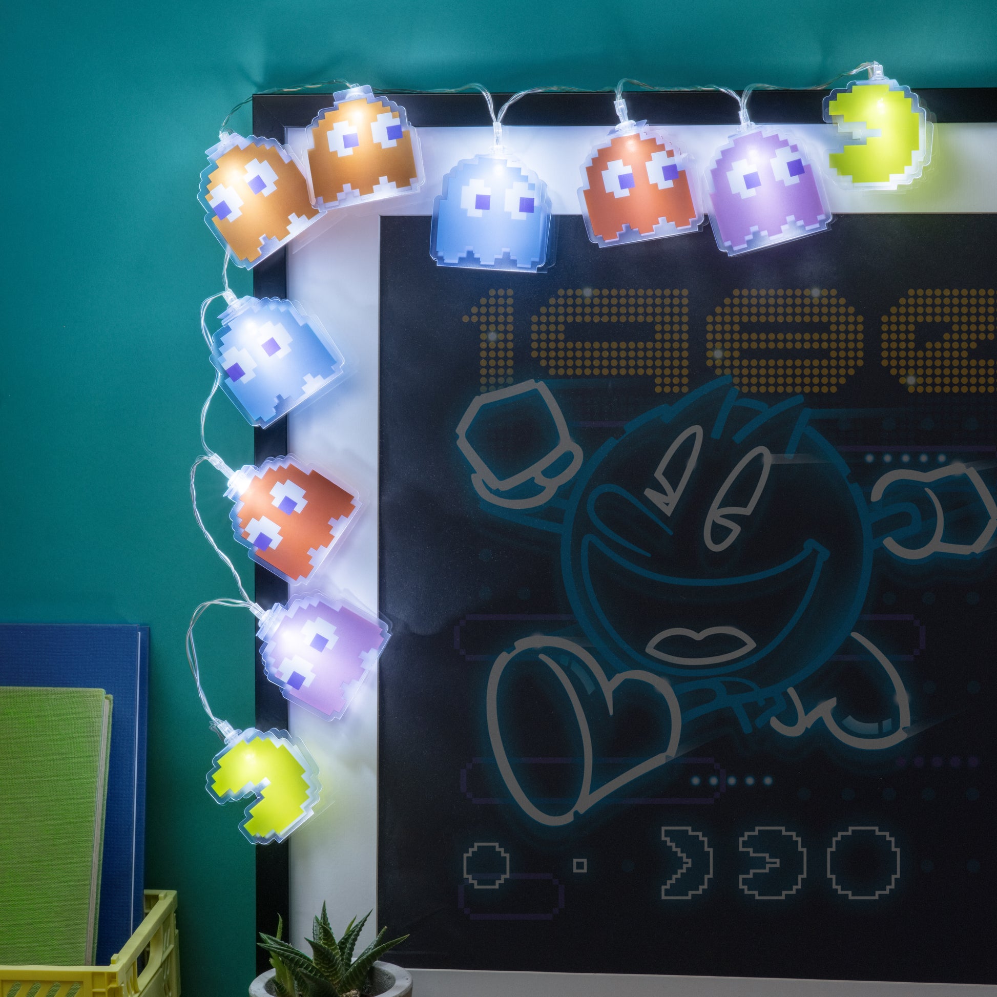 Cadena de Luces de Pac-Man Luz de Noche Original - Fan Army