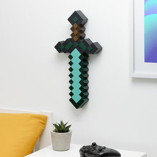 Lámpara Minecraft Espada de Diamante Luz de Noche Original