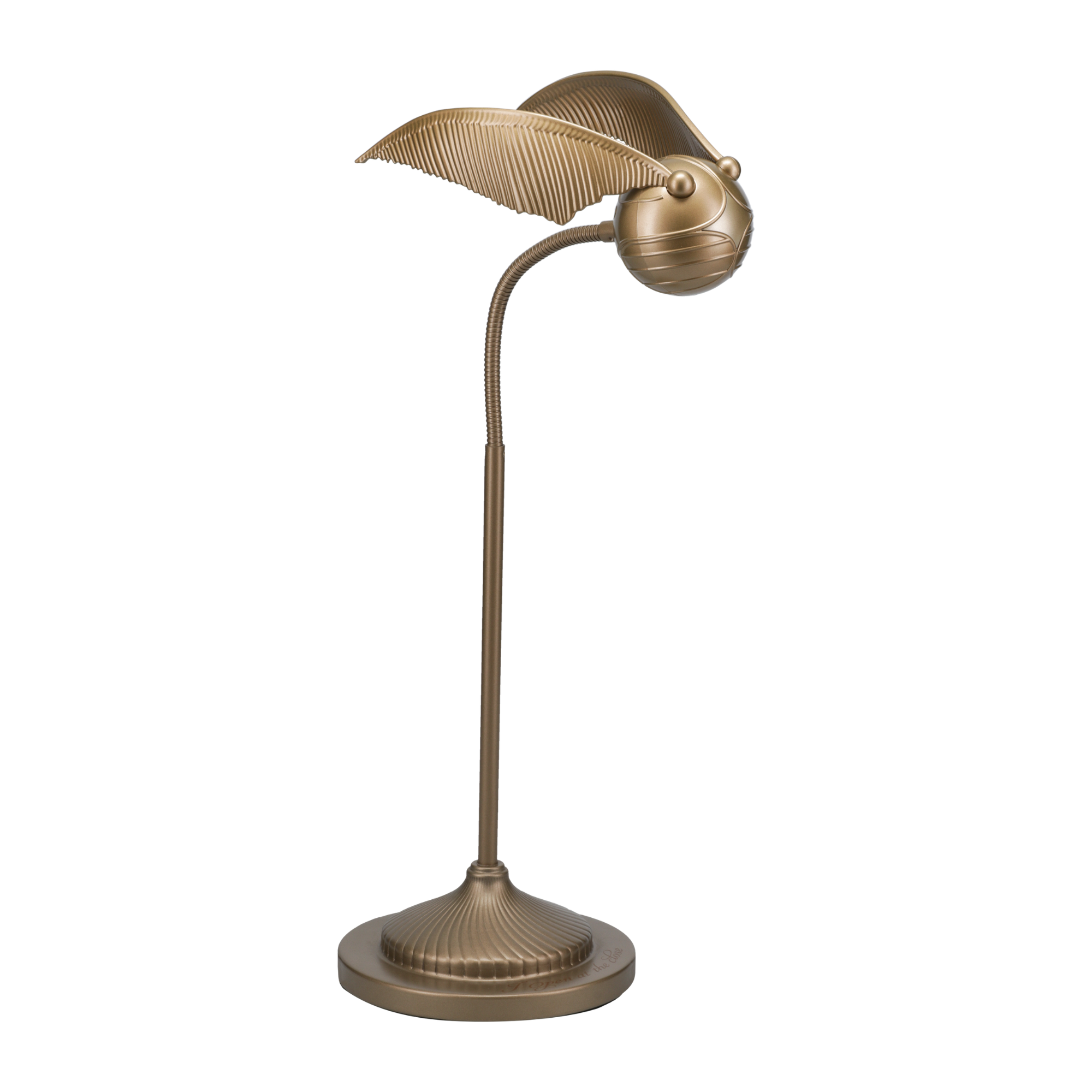 Lámpara de Escritorio Golden Snitch 40 cm Articulable con 3 Modos de Luz, USB, Oficial