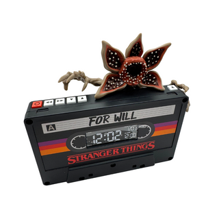 Reloj Despertador Demogorgon en Cassete Stranger Things Lámpara Original - Fan Army