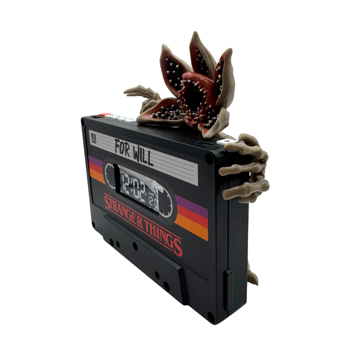 Reloj Despertador Demogorgon en Cassete Stranger Things Lámpara Original - Fan Army