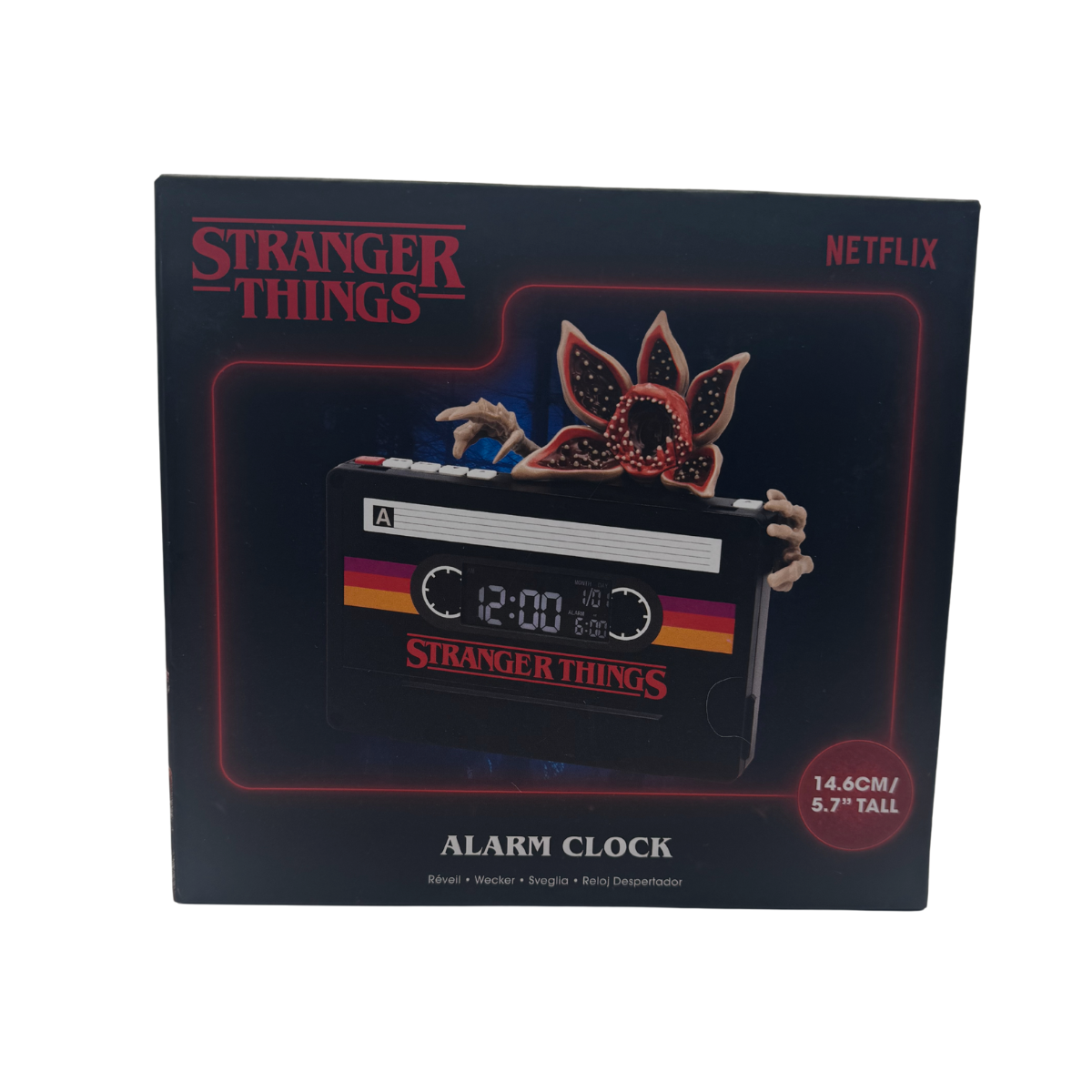 Reloj Despertador Demogorgon en Cassete Stranger Things Lámpara Original - Fan Army