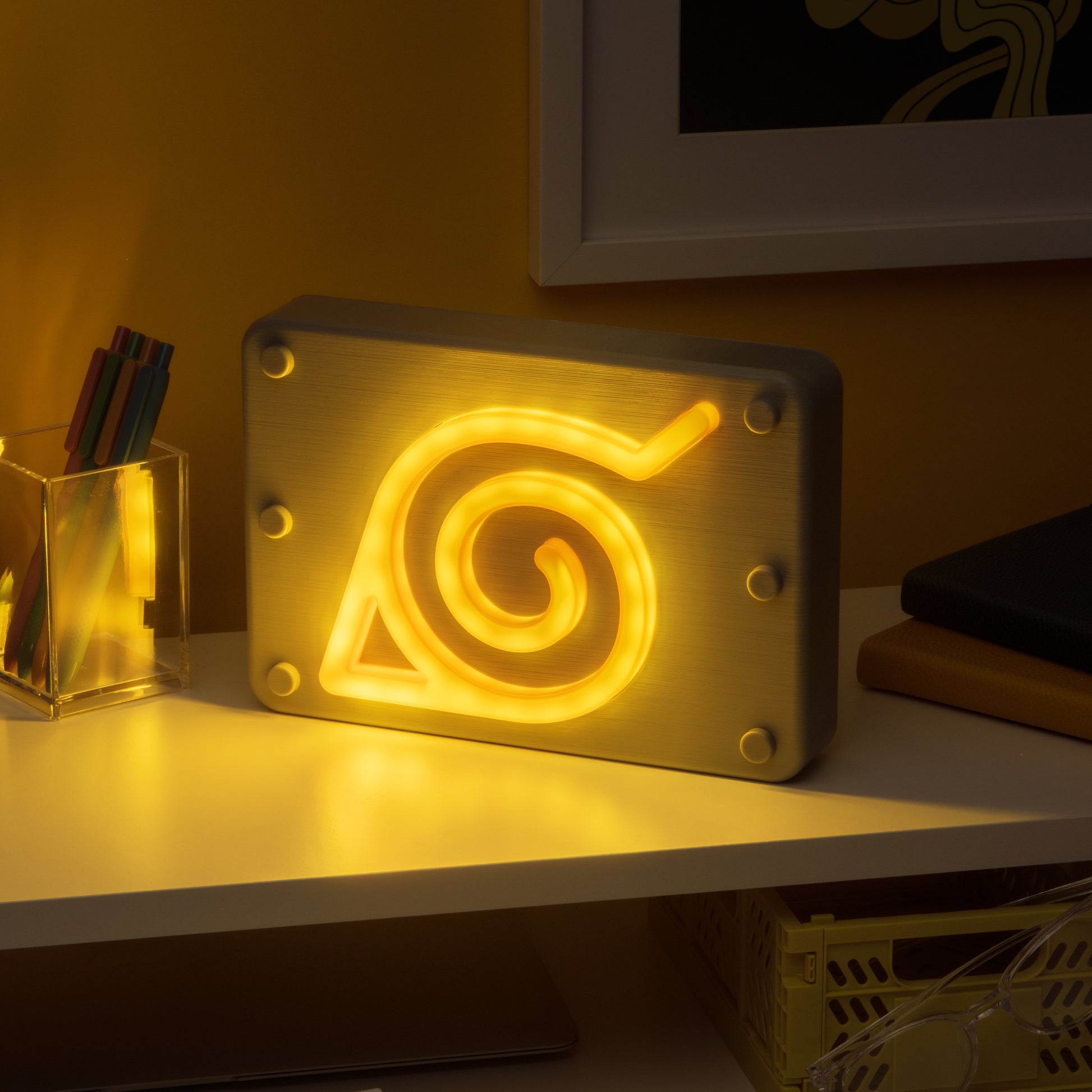 Lámpara Naruto Shippuden Konohagakure Luz de Noche Original - Fan Army