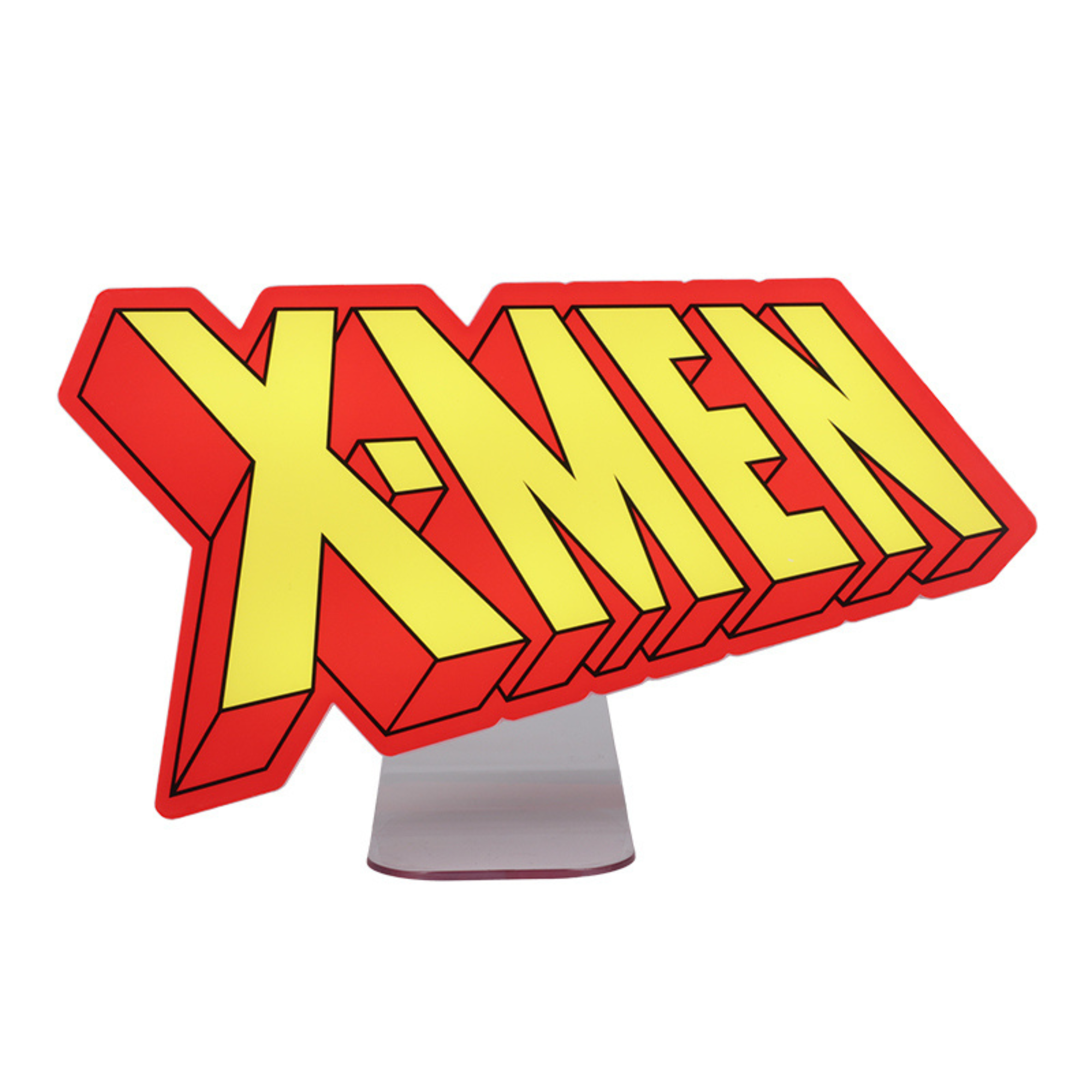 Lámpara X-Men Logo LED 27 cm Luz Decorativa Marvel USB o Pilas