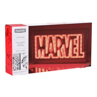Marvel Lampara Luz Decorativa Neon Logo Original Paladone