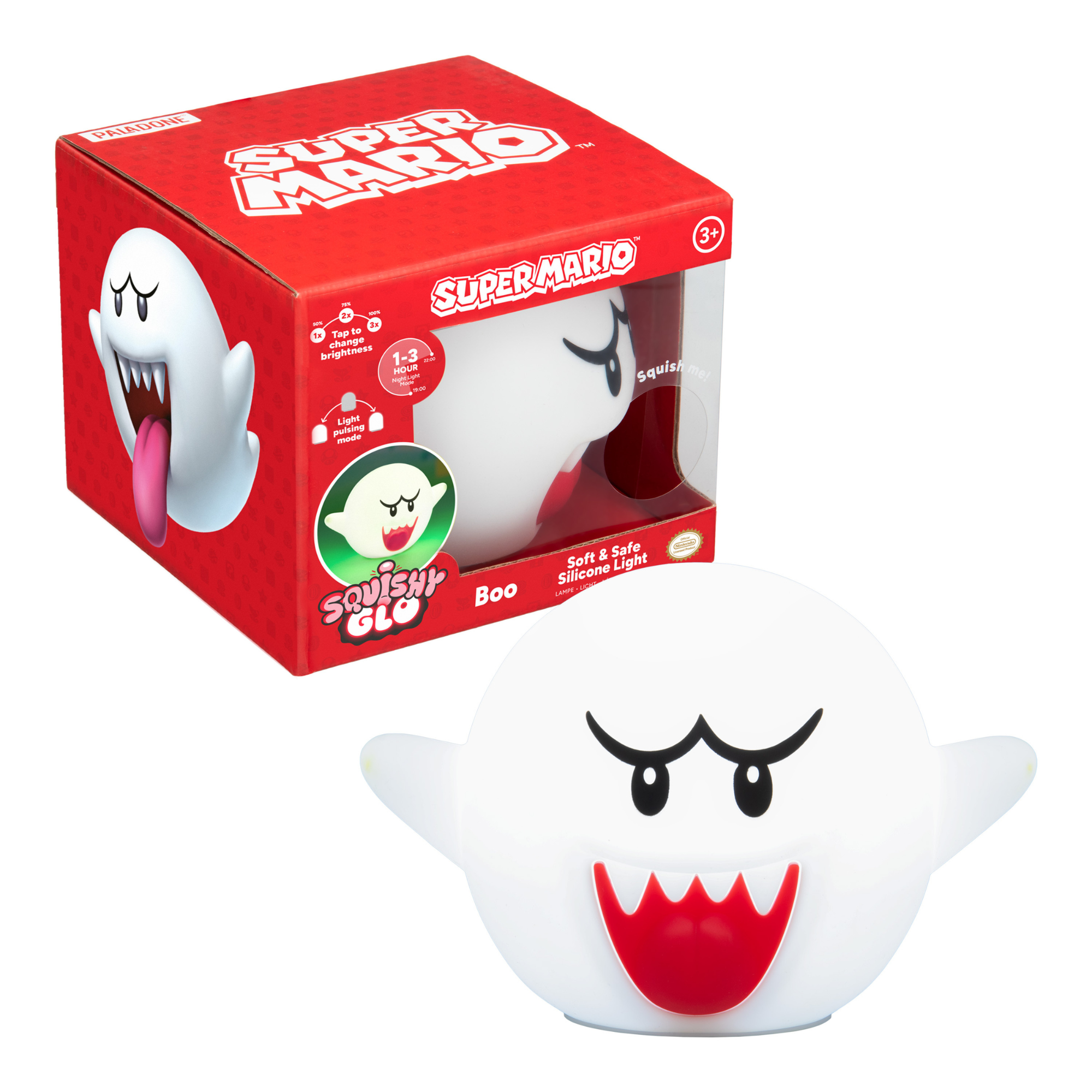Super Mario Boo SquishyGlo Light