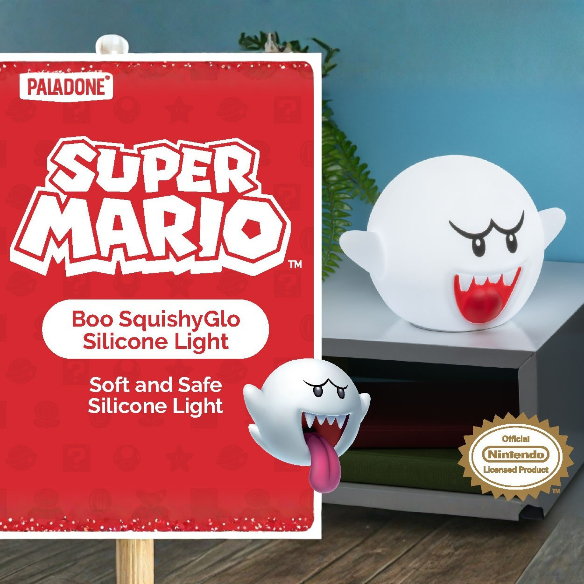Super Mario Boo SquishyGlo Light