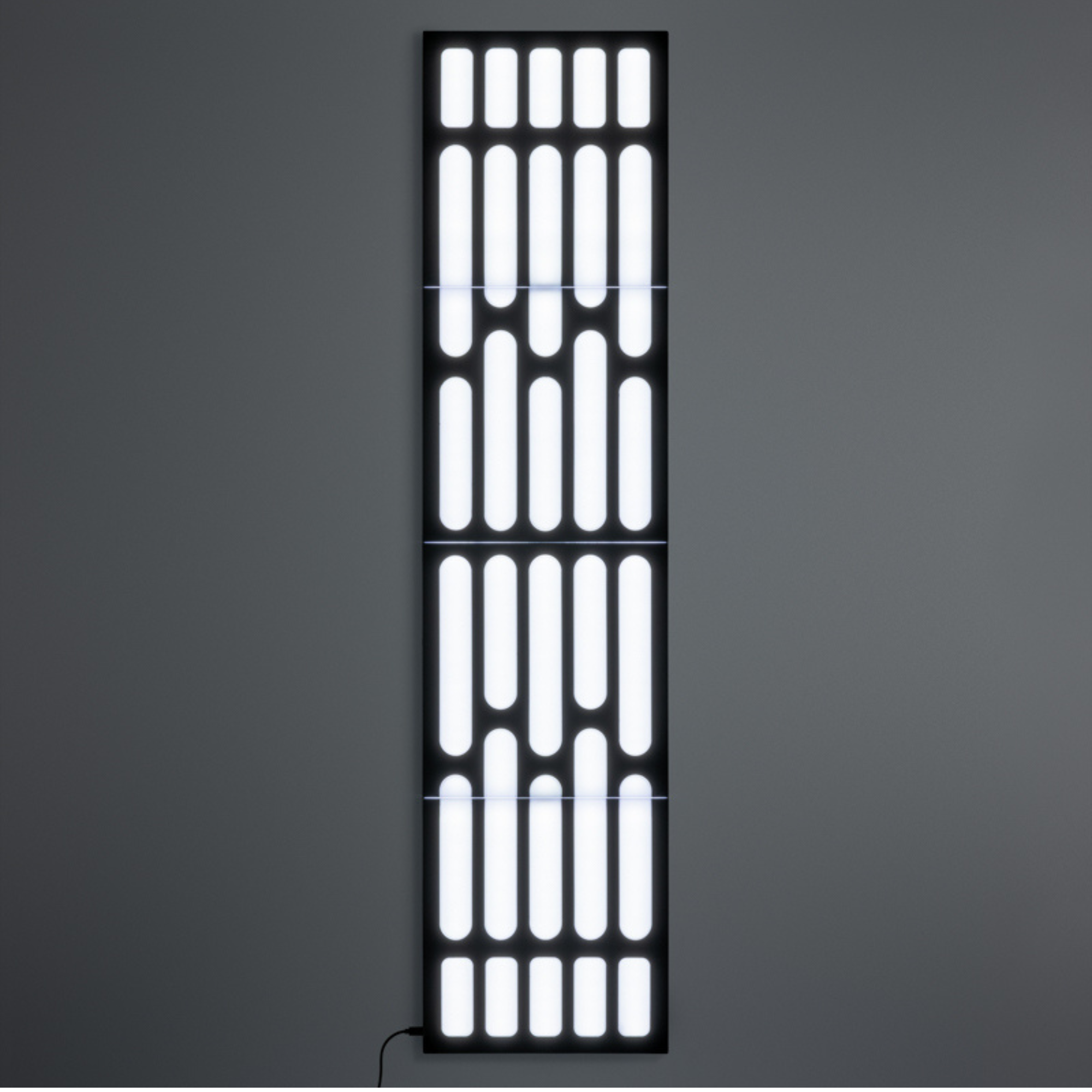 Panel LED Death Star Star Wars 124 cm Luz con Control Remoto Reacciona a Música