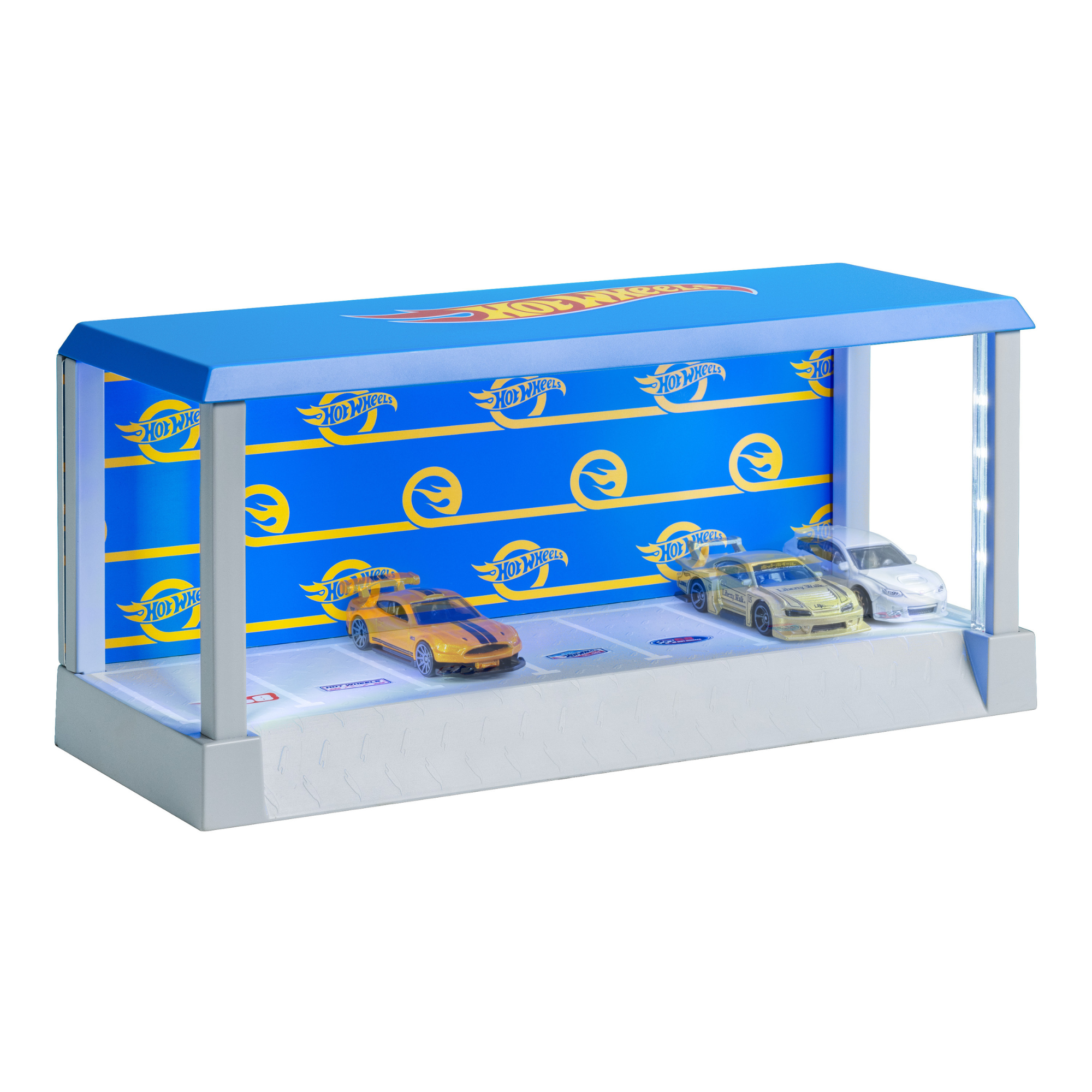 Garage Hot Wheels con Luz LED Display para 7 Autos