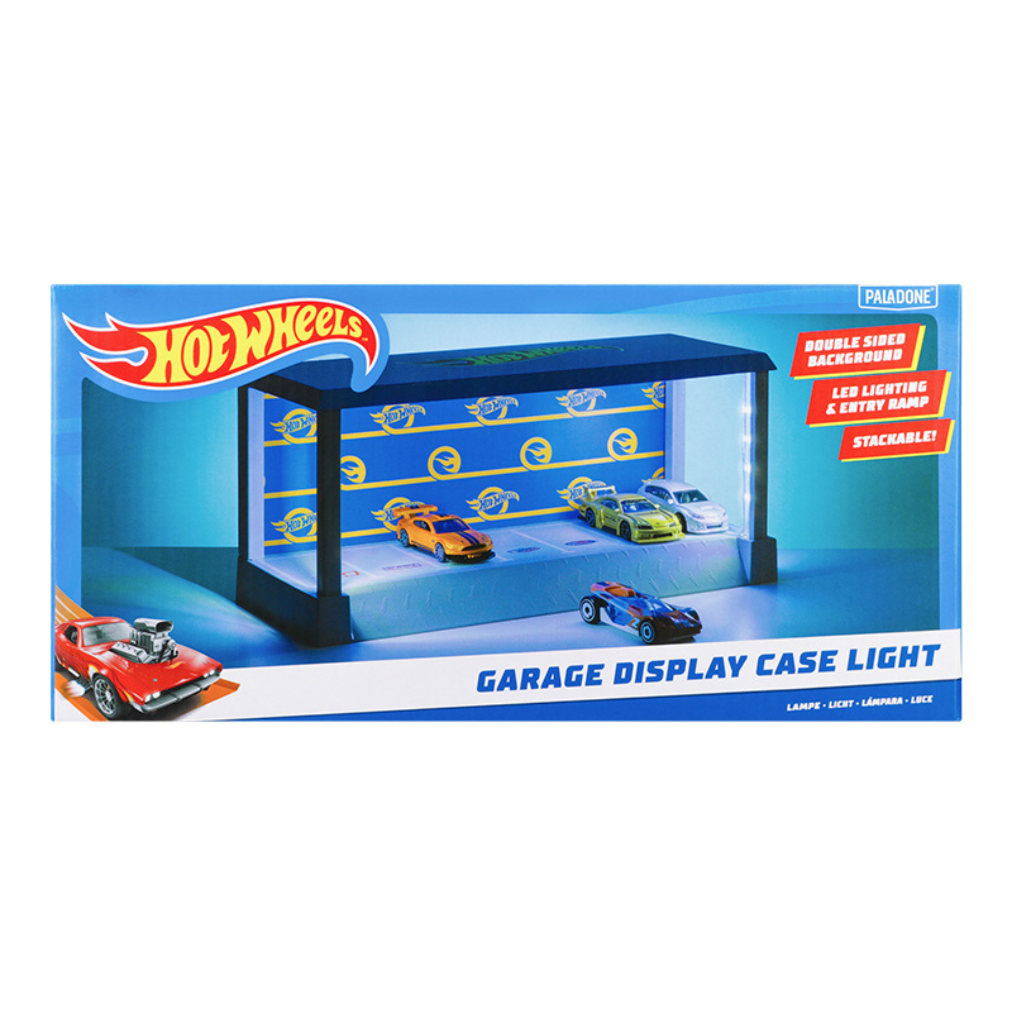 Garage Hot Wheels con Luz LED Display para 7 Autos