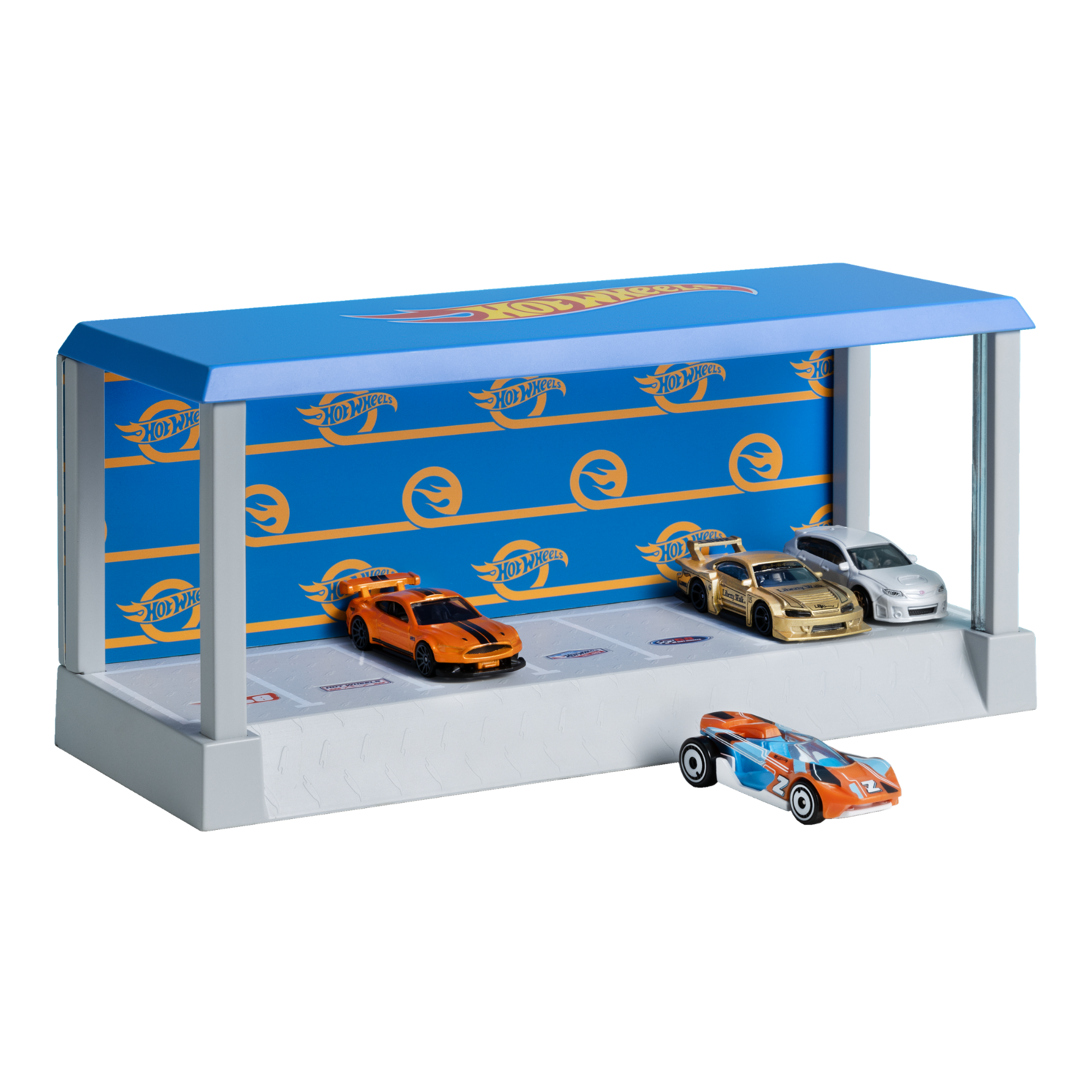 Garage Hot Wheels con Luz LED Display para 7 Autos