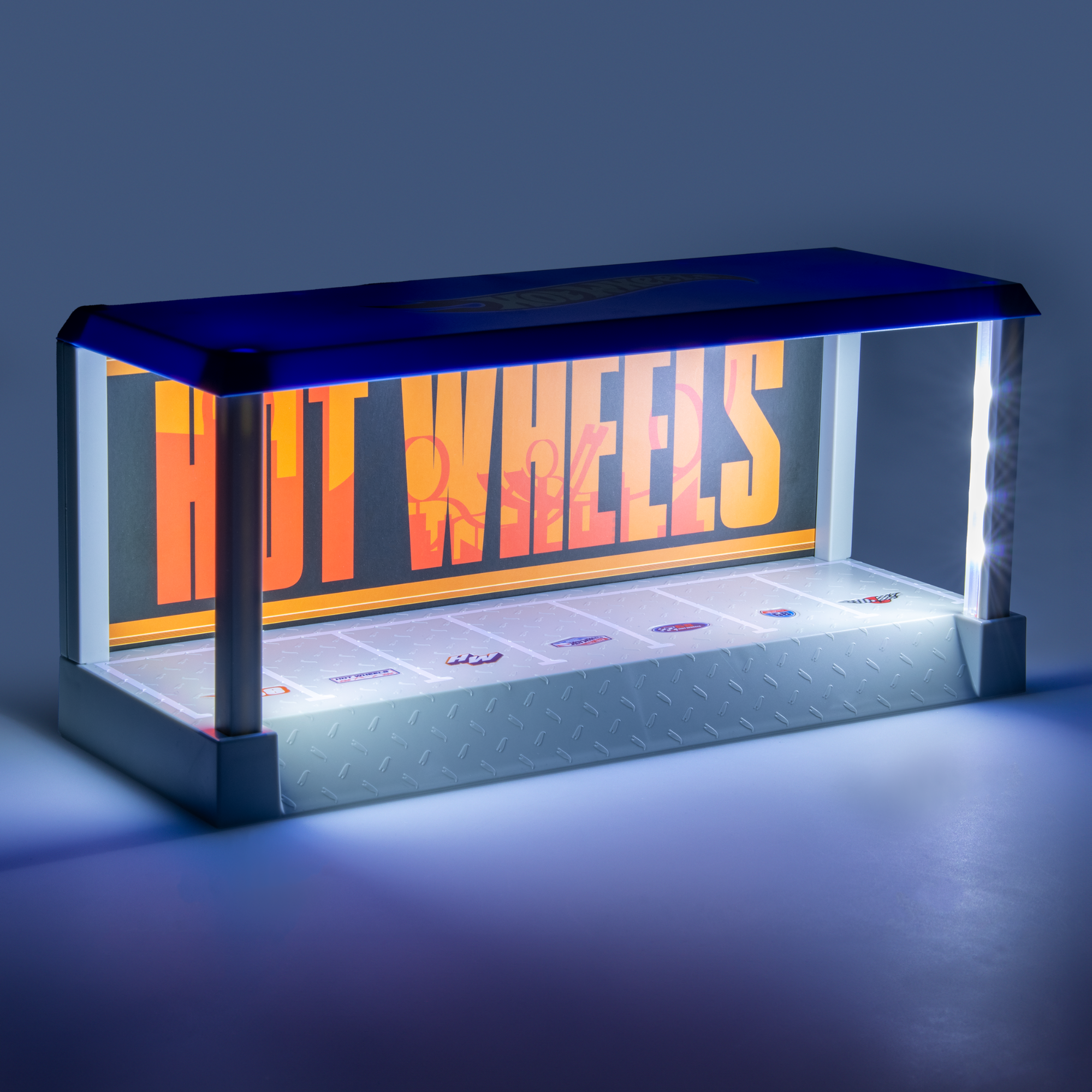 Garage Hot Wheels con Luz LED Display para 7 Autos