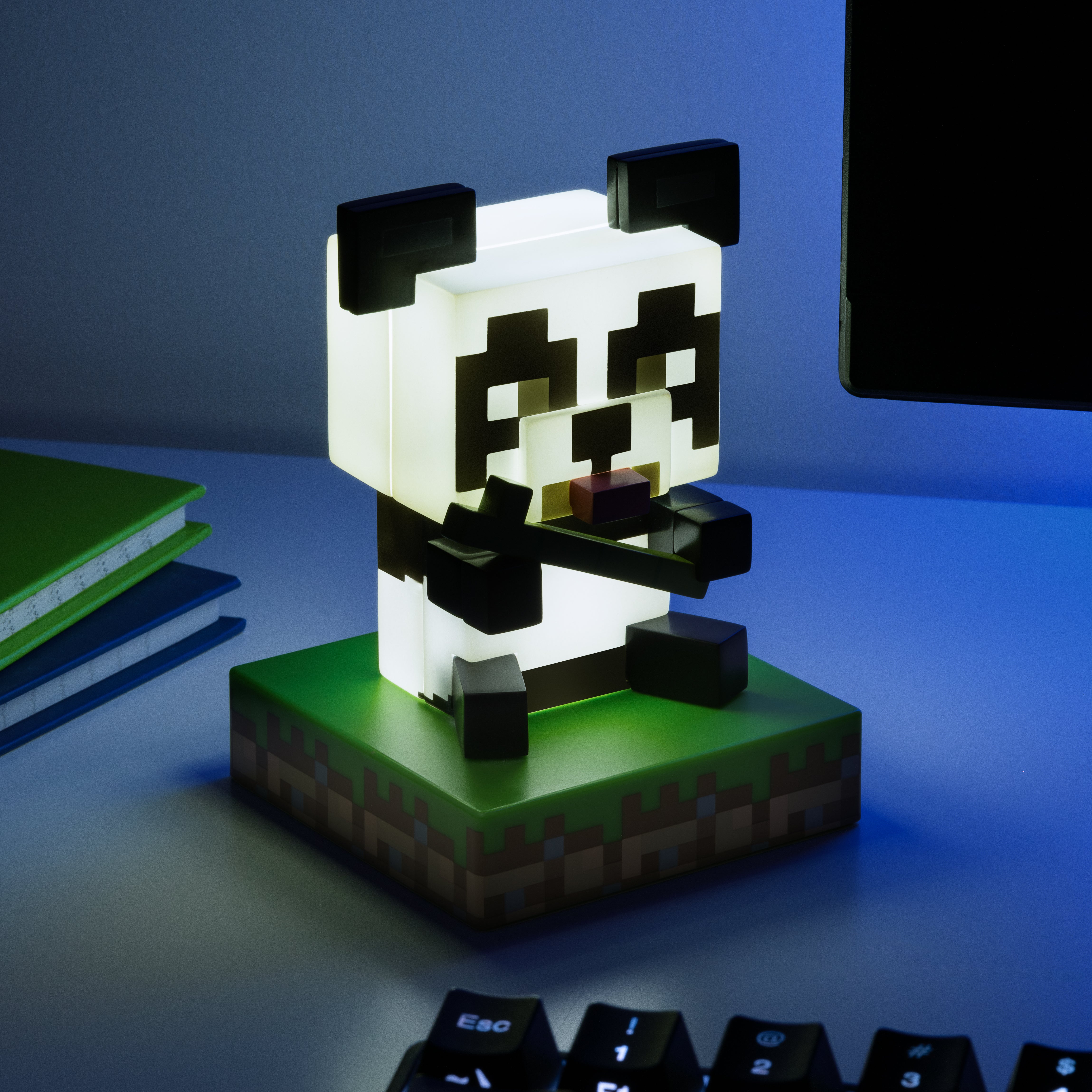 Reloj Despertador de Panda Icon Minecraft Lámpara Original - Fan Army