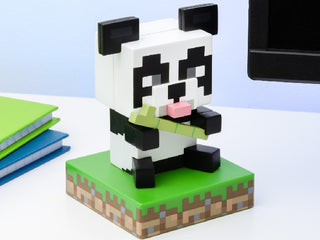 Lampara de Noche Panda Minecraft