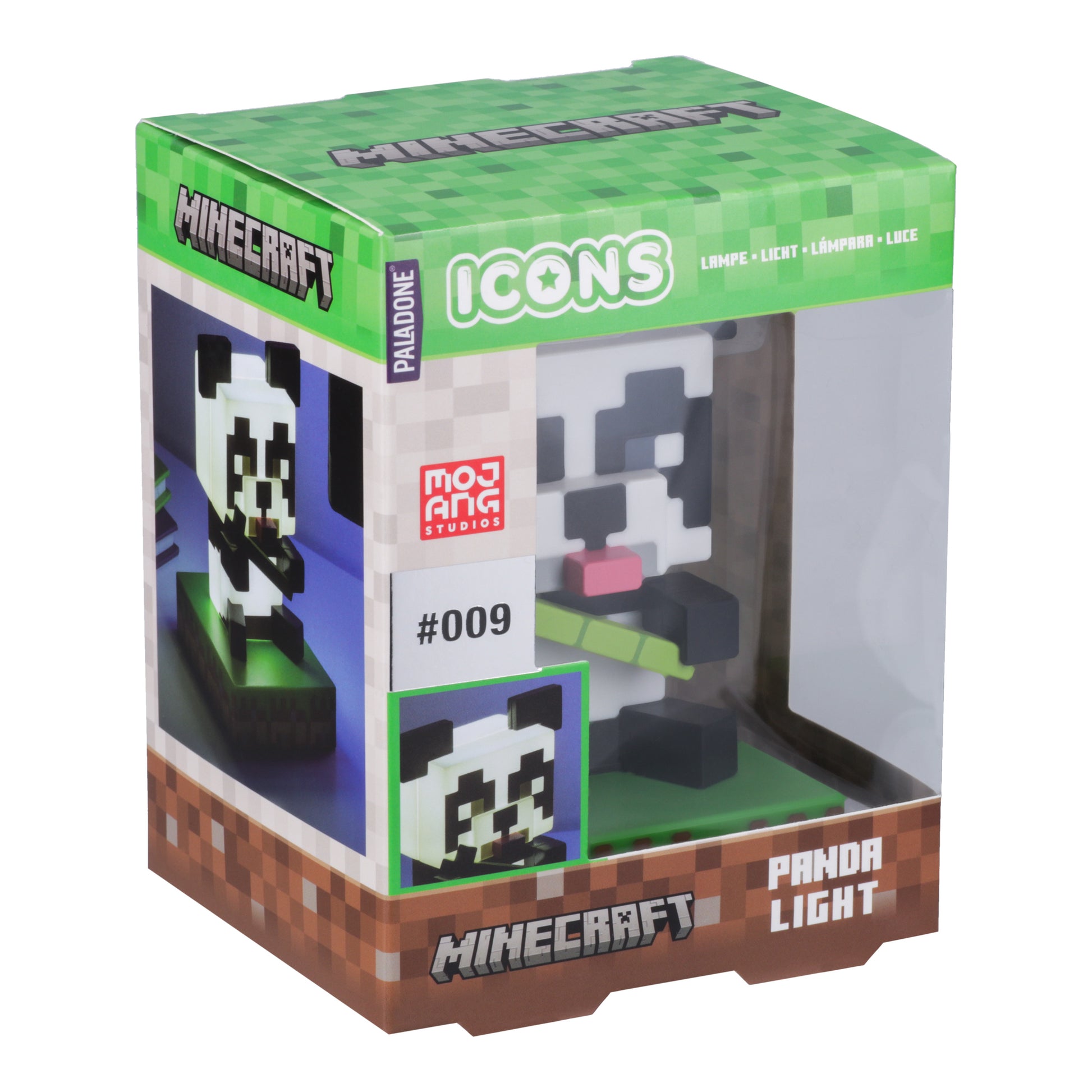Reloj Despertador de Panda Icon Minecraft Lámpara Original - Fan Army