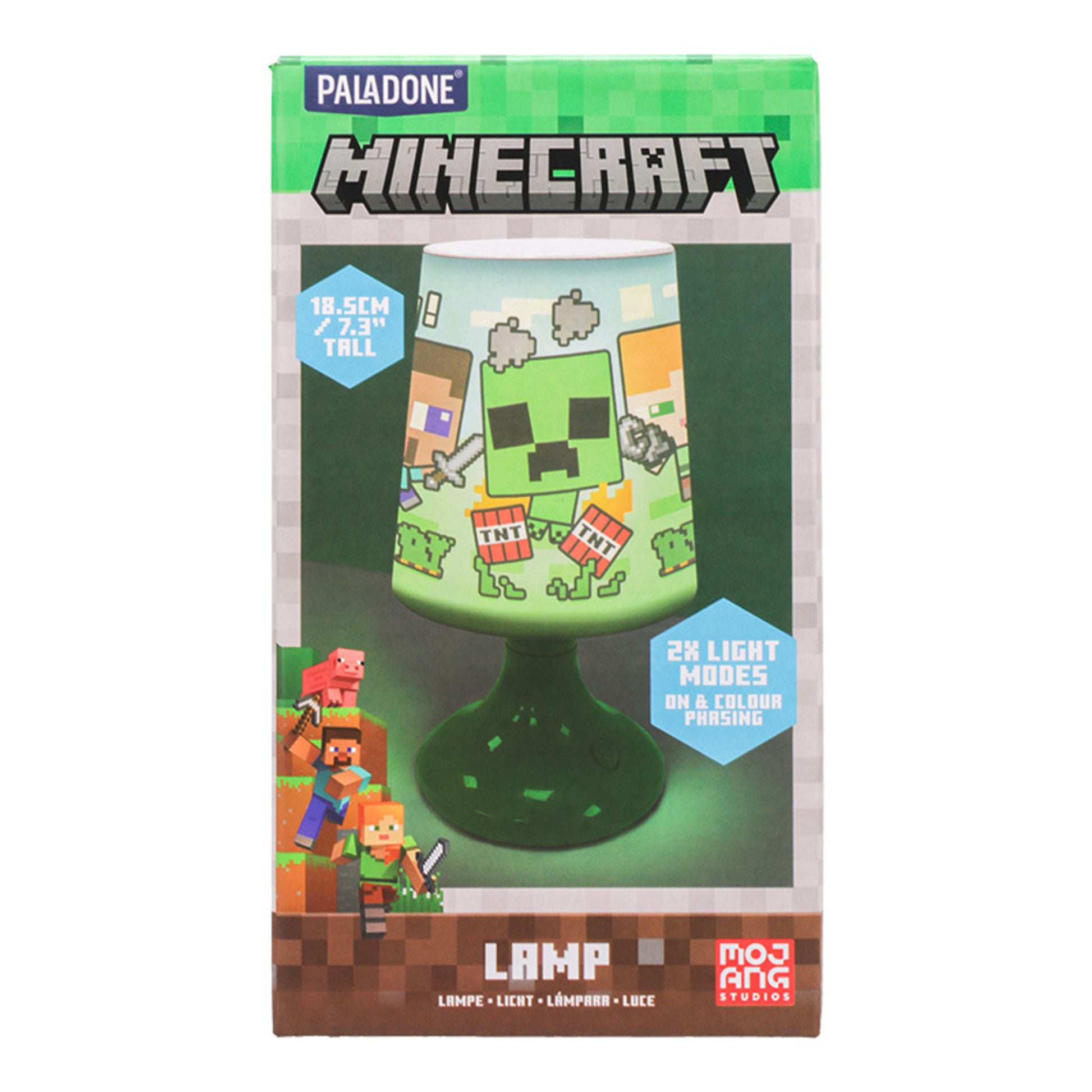 Lámpara de Mesa Minecraft Personajes Luz de Noche Original - Fan Army