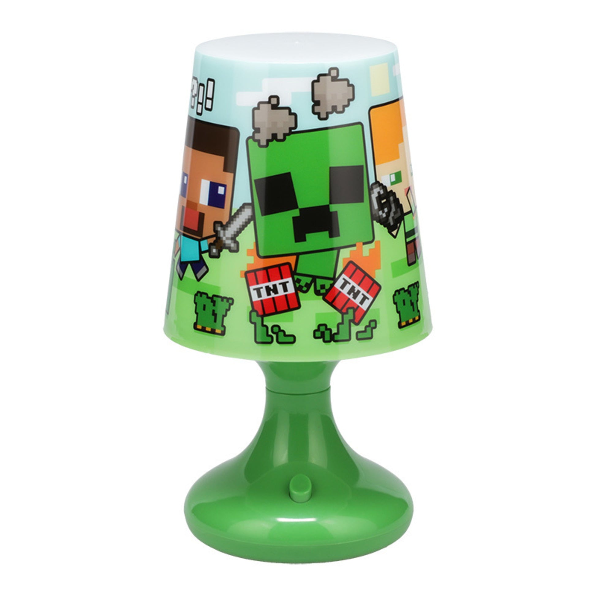 Lámpara de Mesa Minecraft Personajes Luz de Noche Original - Fan Army
