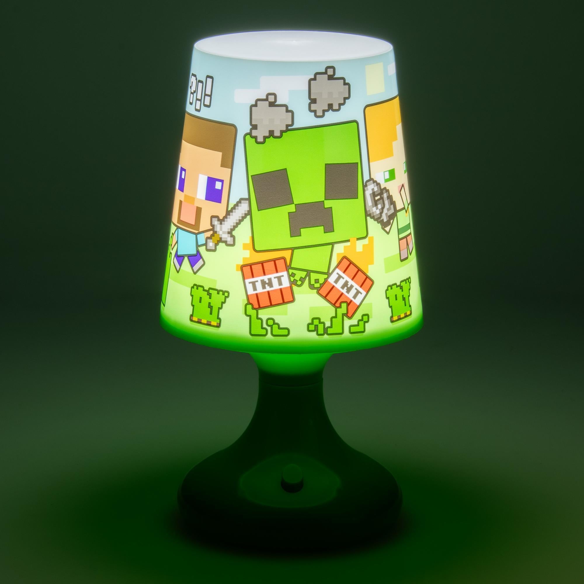 Lámpara de Mesa Minecraft Personajes Luz de Noche Original - Fan Army