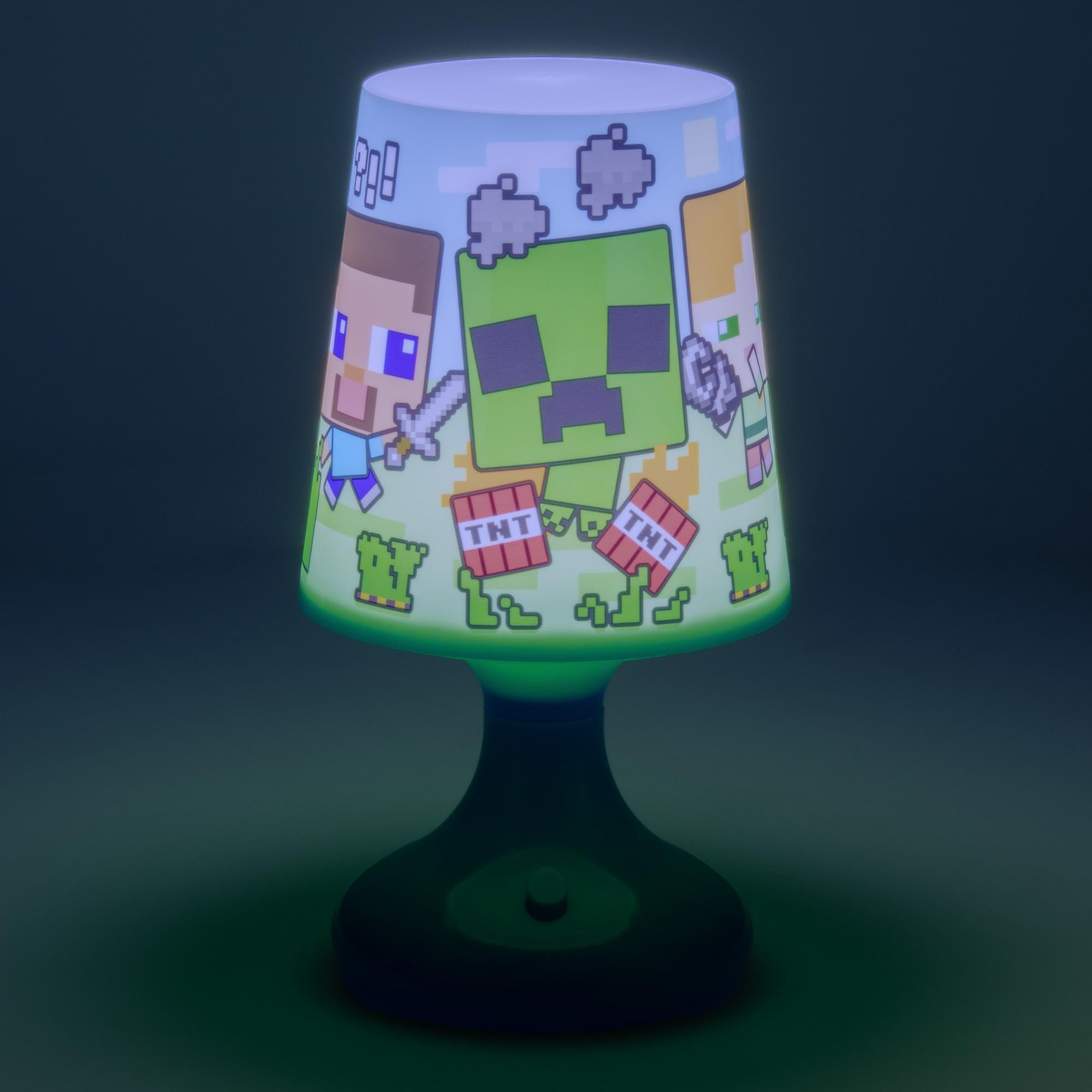 Lámpara de Mesa Minecraft Personajes Luz de Noche Original - Fan Army