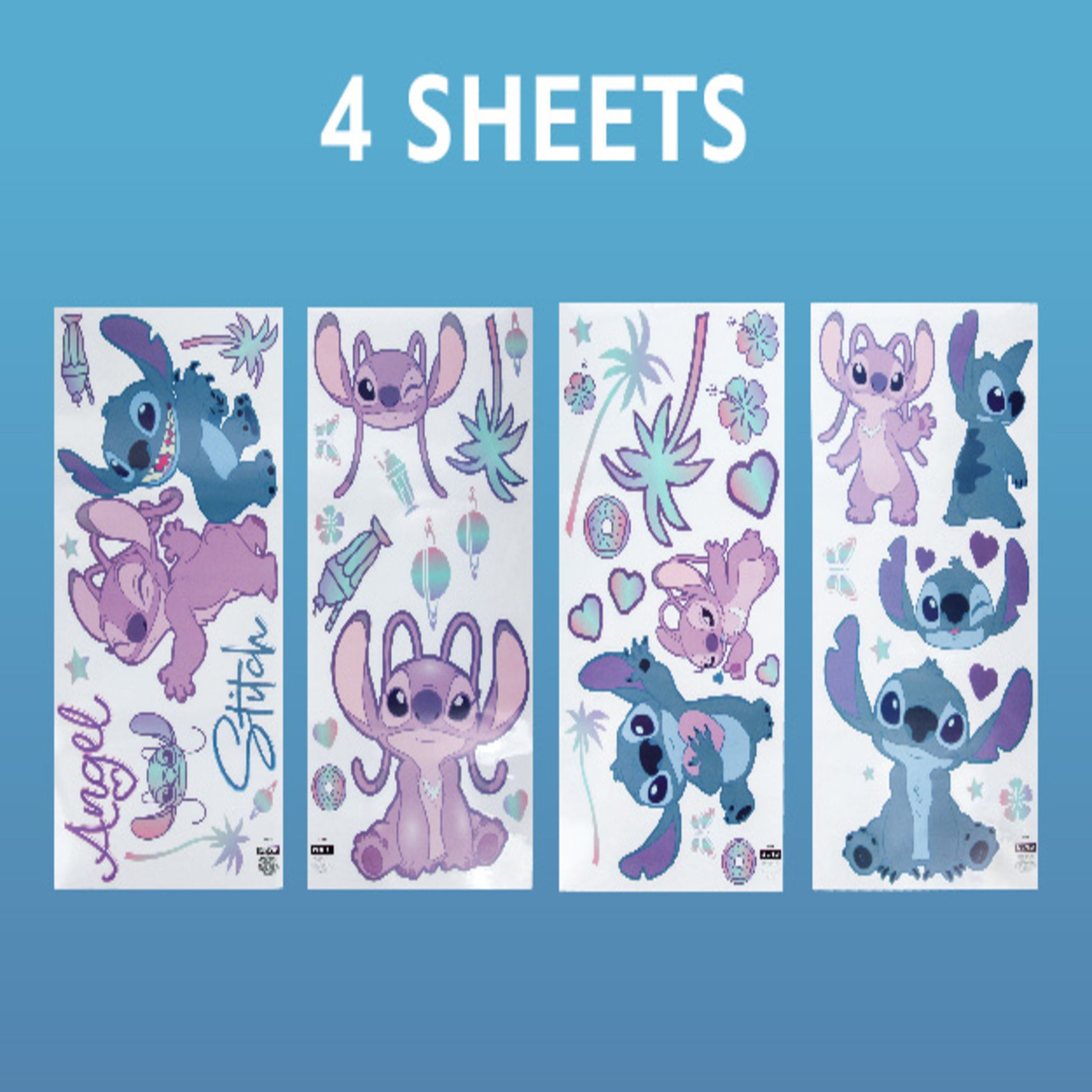 Stitch stickers decorativos para pared - Fan Army