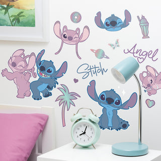 Stitch stickers decorativos para pared - Fan Army