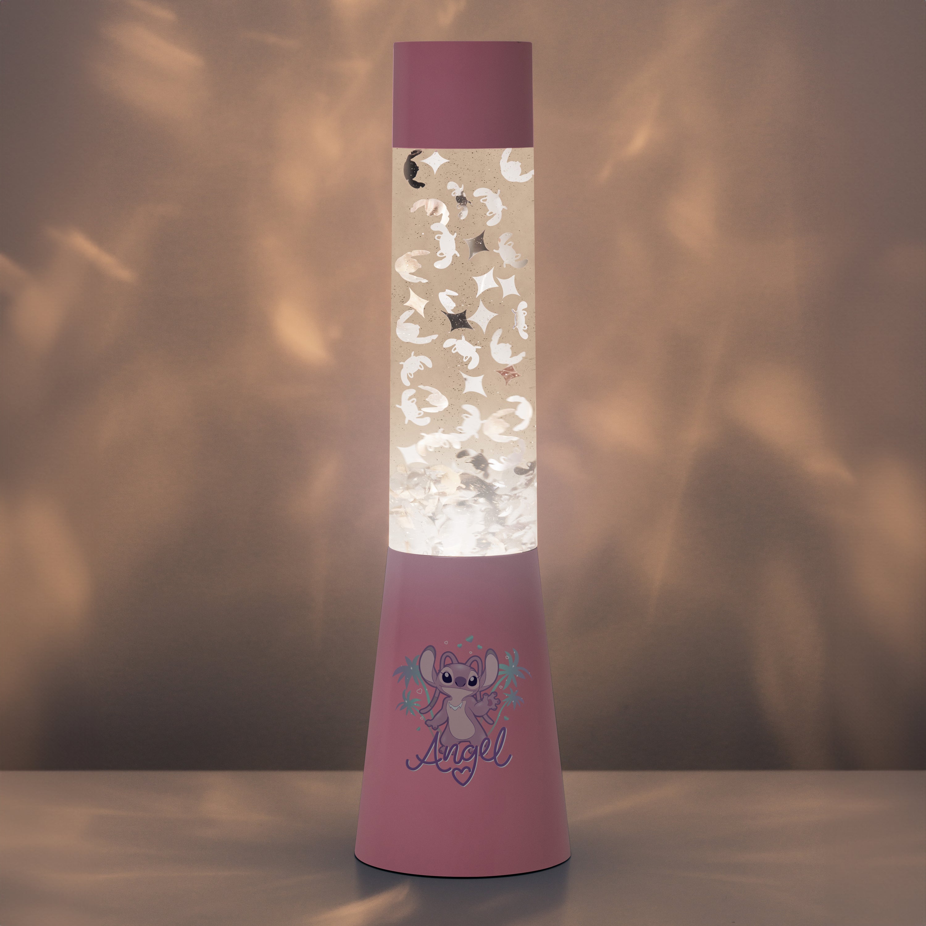 Lámpara de Lava Angel Stitch Luz de Noche Original