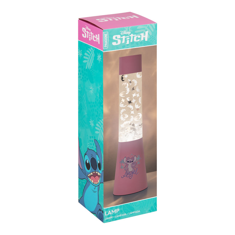 Lámpara de Lava Angel Stitch Luz de Noche Original
