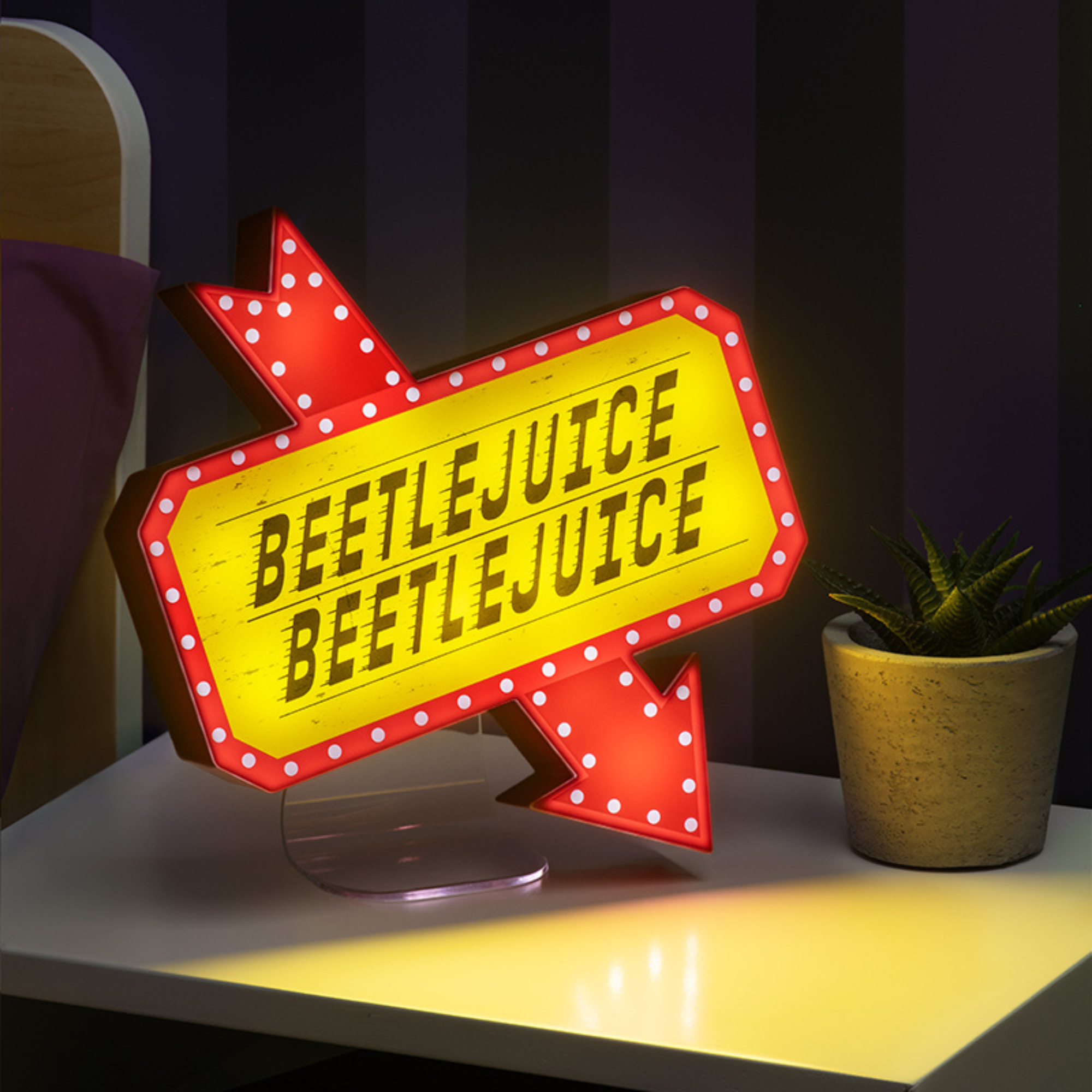 Lámpara Beetlejuice Luz Decorativa - Fan Army