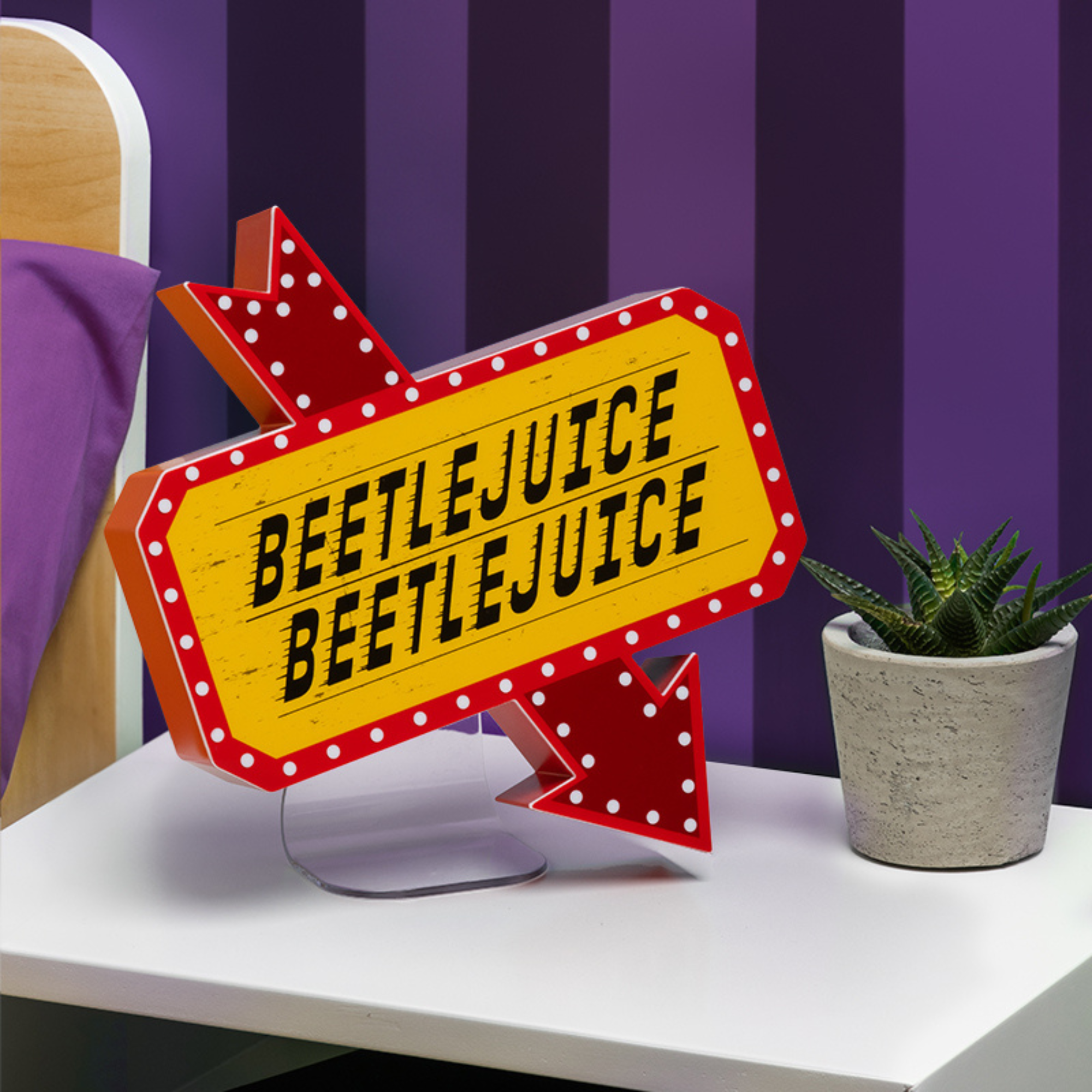 Lámpara Beetlejuice Luz Decorativa - Fan Army