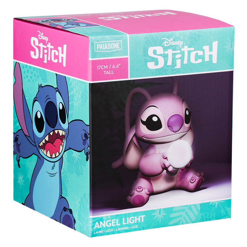 Lámpara de Angel 3D Disney Stitch Luz de Noche Original - Fan Army