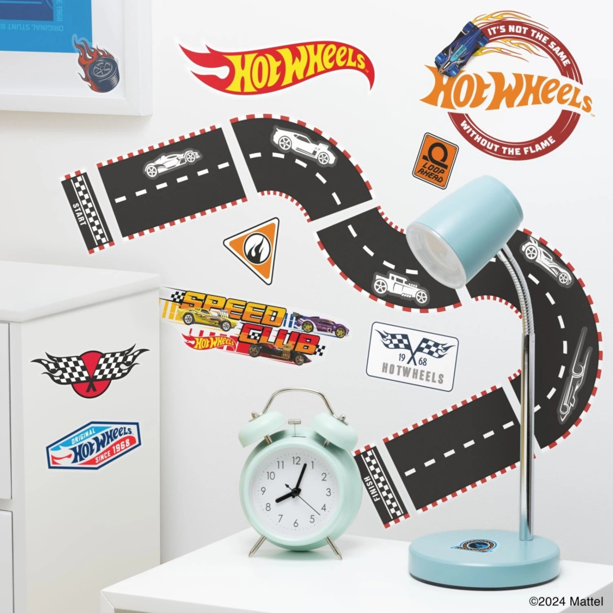 Stickers de Pared Hot Wheels Glow in the Dark