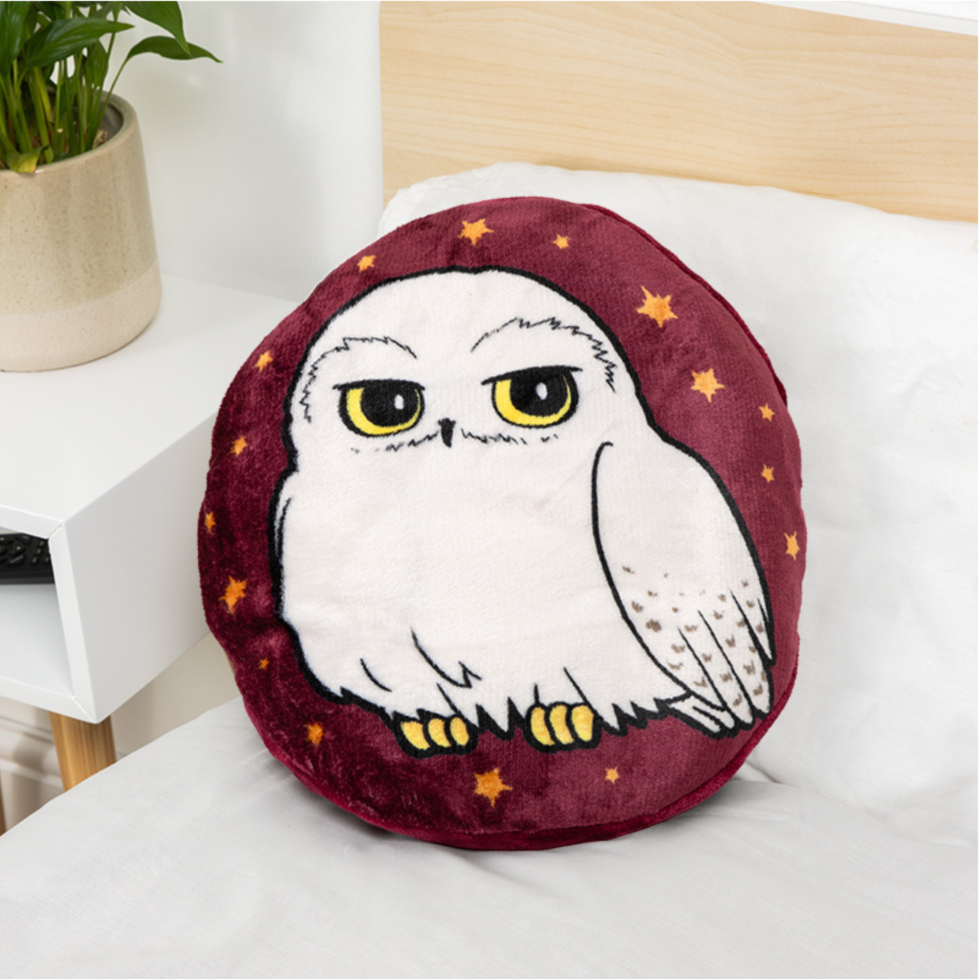 Cojín Cobija Hedwig Harry Potter 2 en 1 | Almohada Convertible 120 × 150 cm