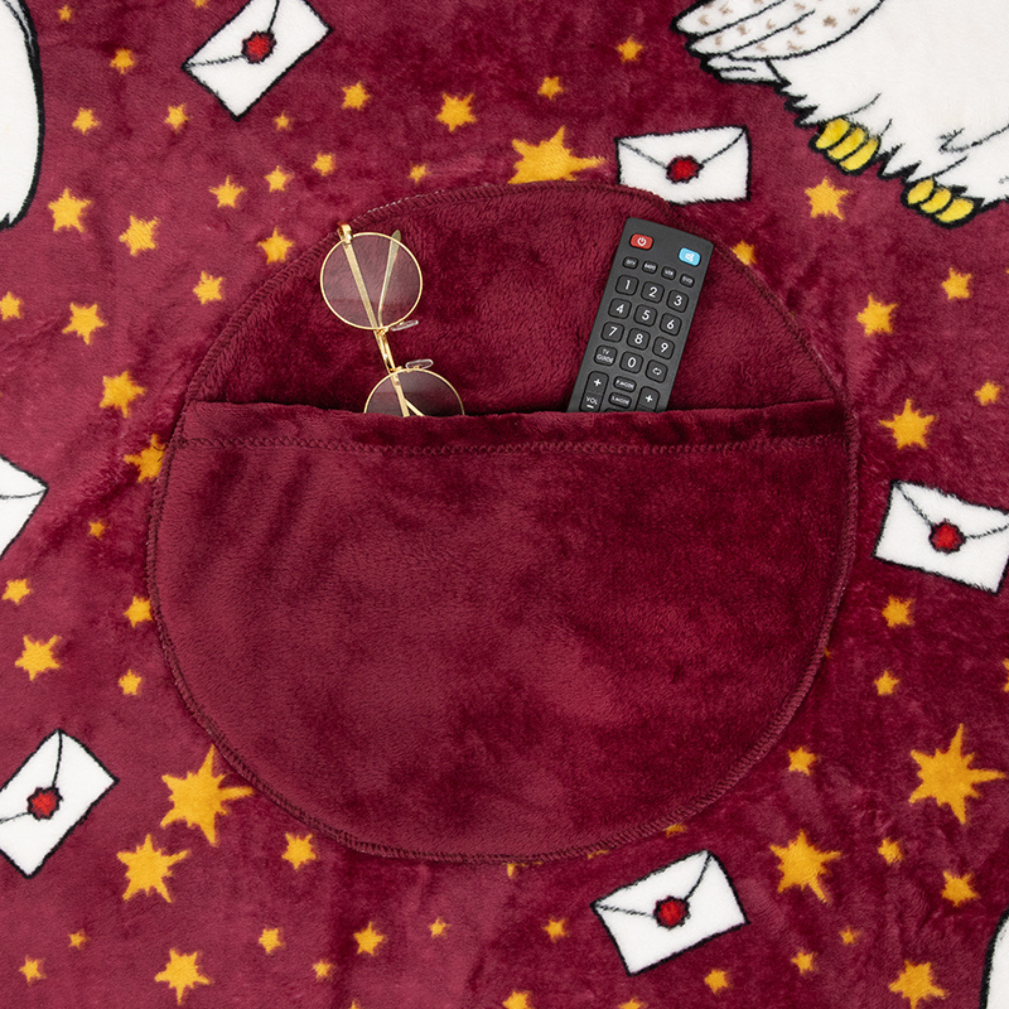 Cojín Cobija Hedwig Harry Potter 2 en 1 | Almohada Convertible 120 × 150 cm