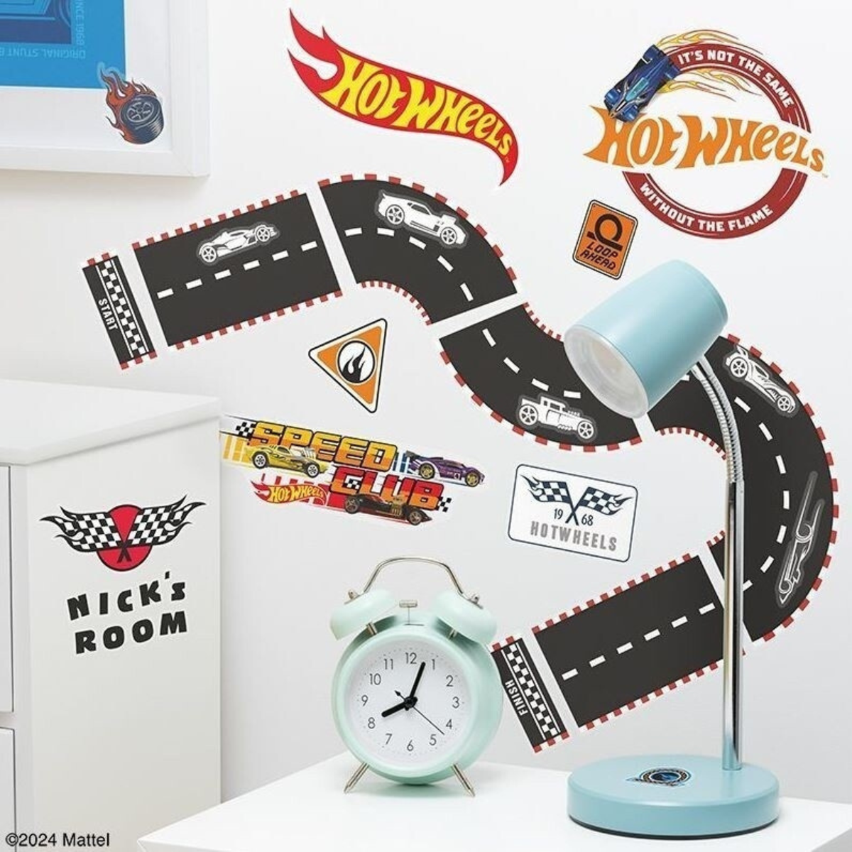 Calcomanías Decorativas Hot Wheels para Pared Stickers