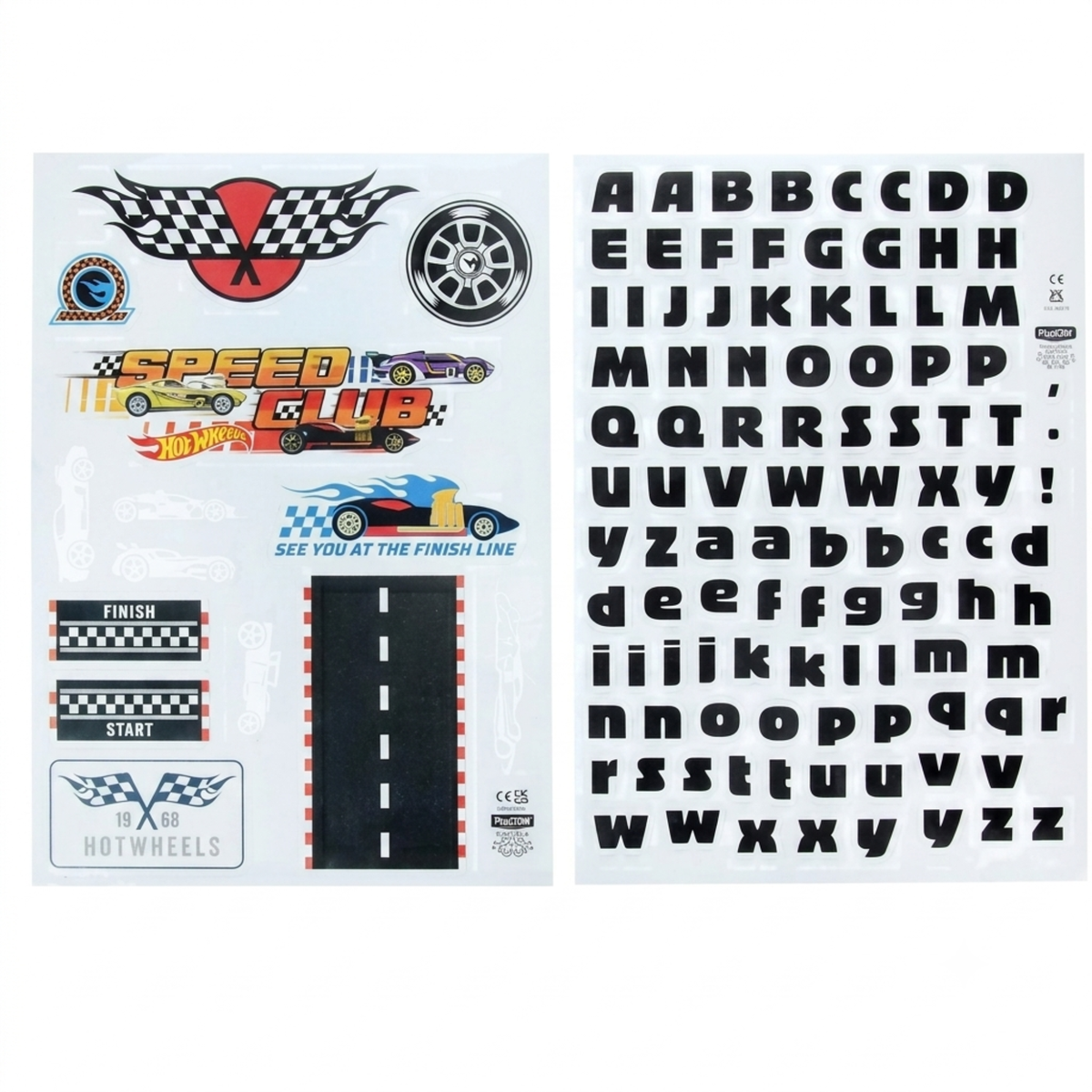 Calcomanías Decorativas Hot Wheels para Pared Stickers