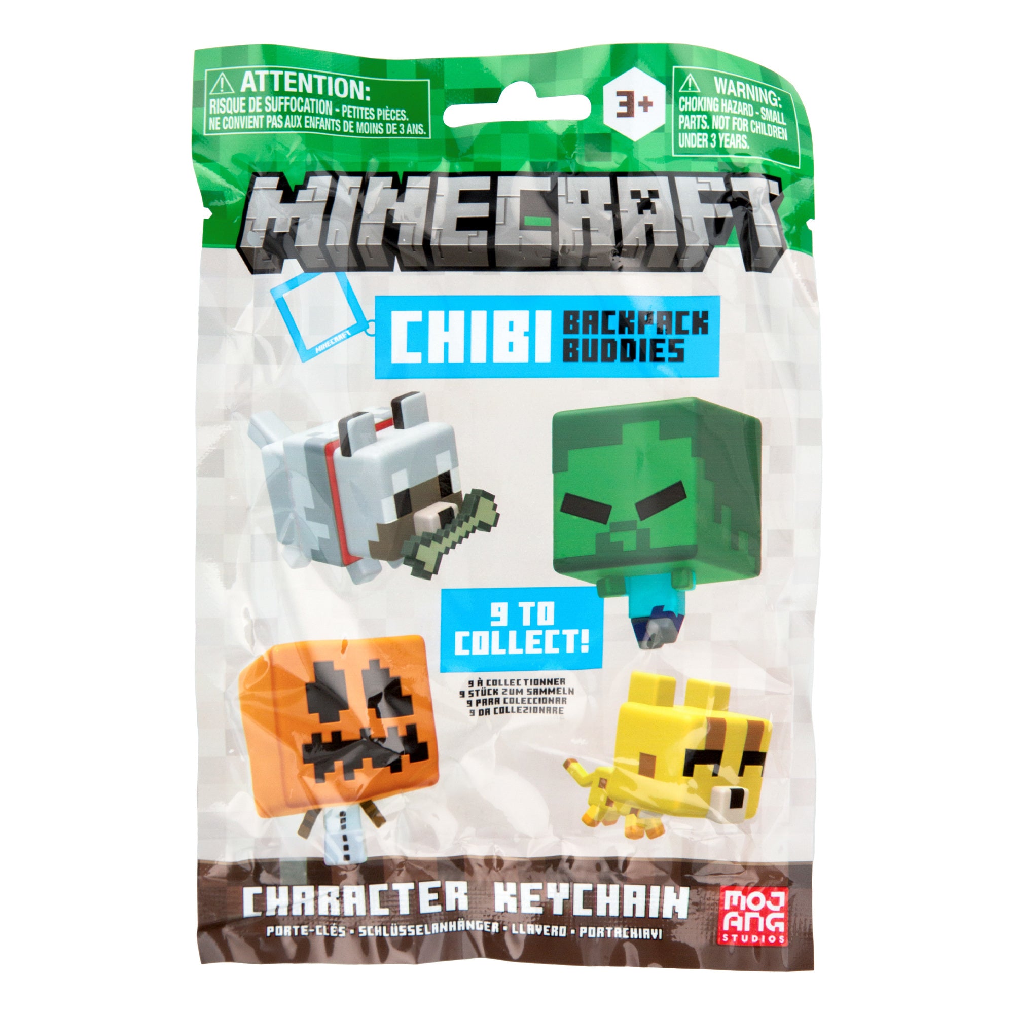 Llaveros Backpack Buddies Minecraft Serie 3 Original