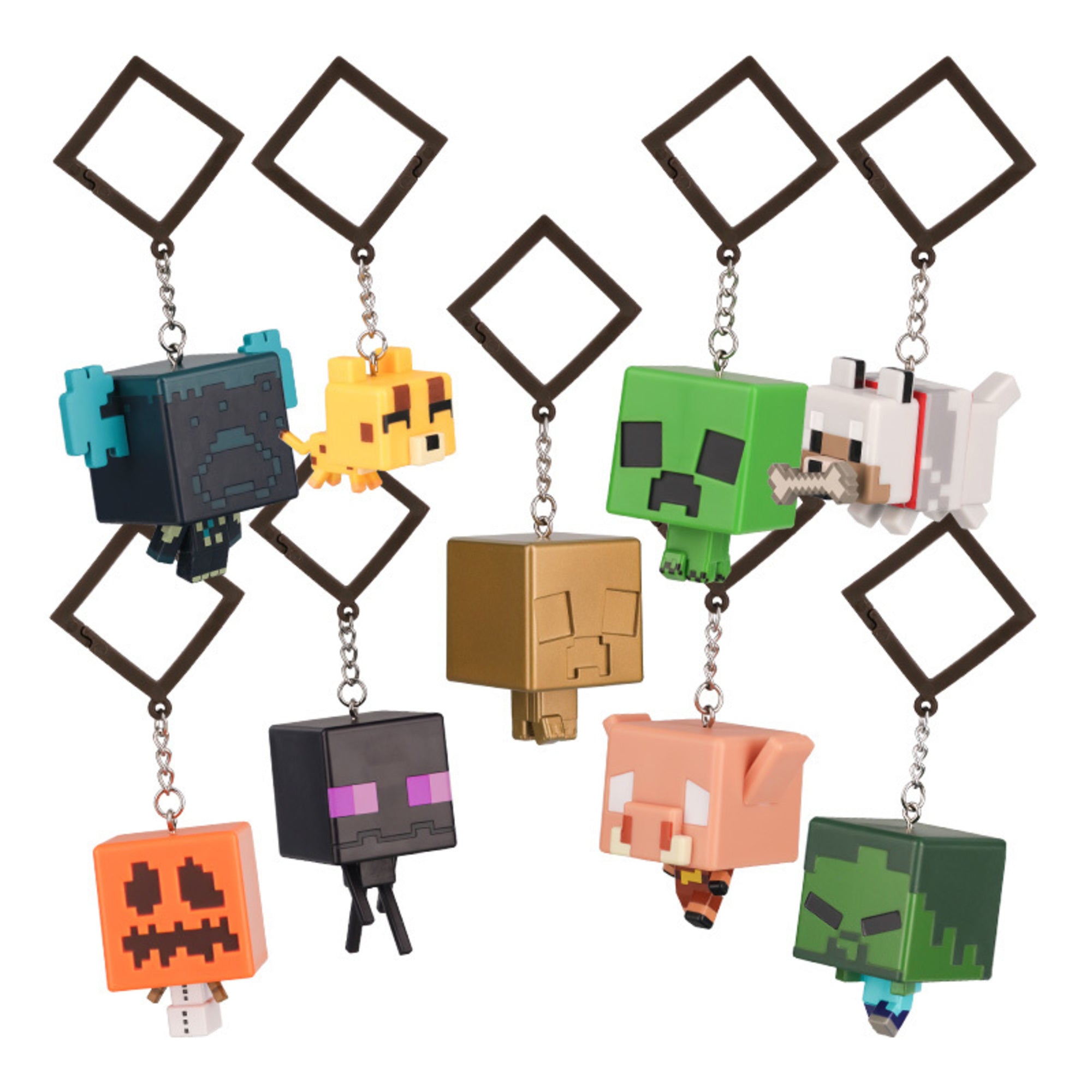 Llaveros Backpack Buddies Minecraft Serie 3 Original