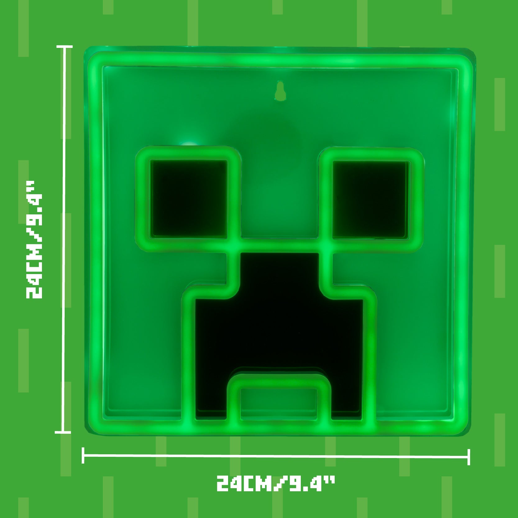 Lámpara para Pared Neón Creeper Minecraft Luz de Noche Original - Fan Army
