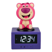 Despertador Lotso Toy Story con Luz Nocturna Reloj Digital con Alarma Musical - Fan Army