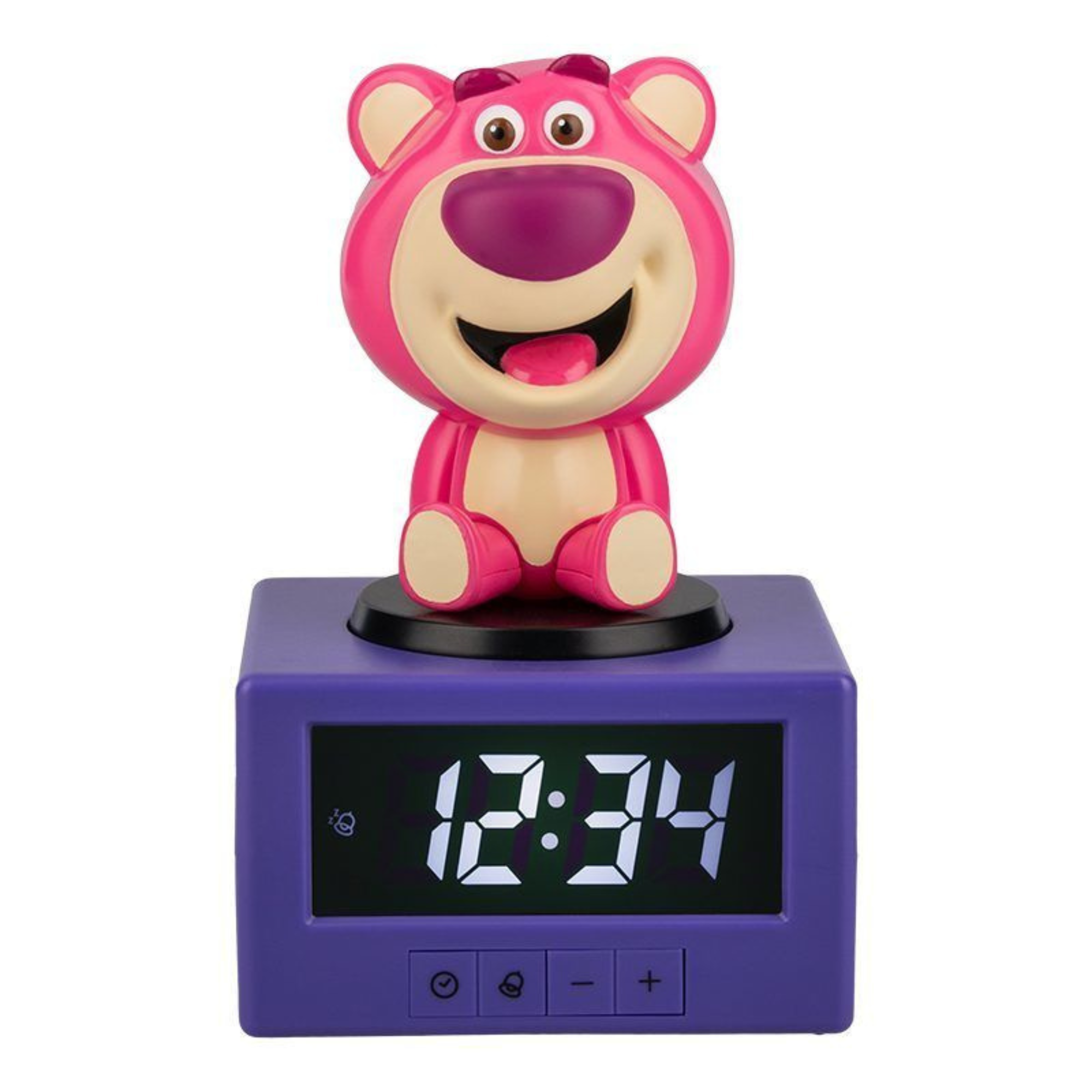 Despertador Lotso Toy Story con Luz Nocturna Reloj Digital con Alarma Musical - Fan Army