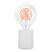 Lámpara LED Neon Avengers Marvel Foco Decorativo con Base Cerámica