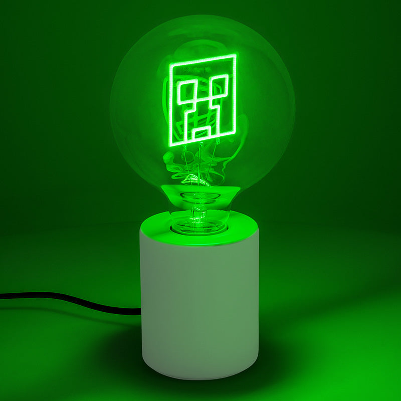 Lámpara Minecraft Creeper Foco LED Neon Luz de Noche Original