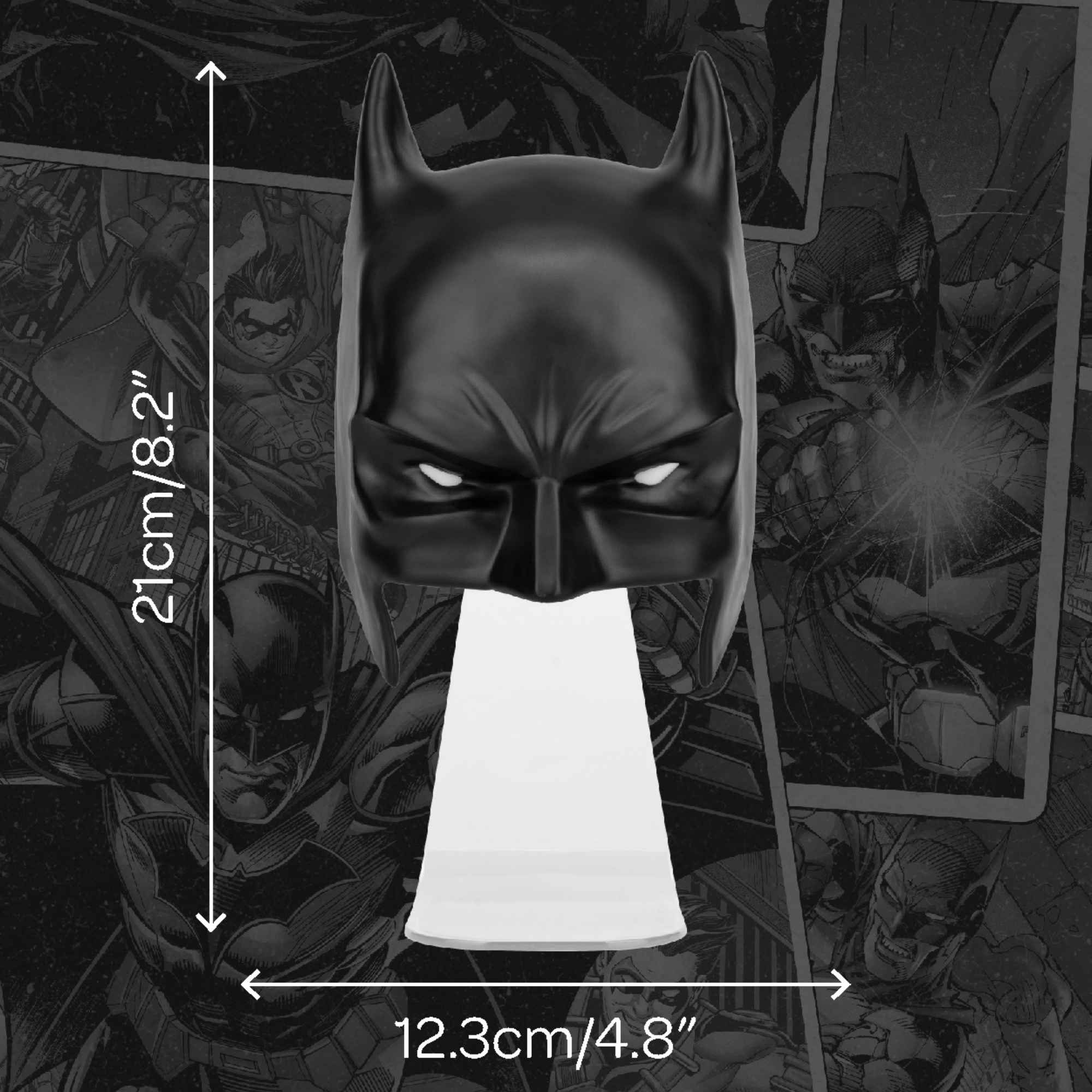 Lámpara Batman Máscara Luz Decorativa DC Comics